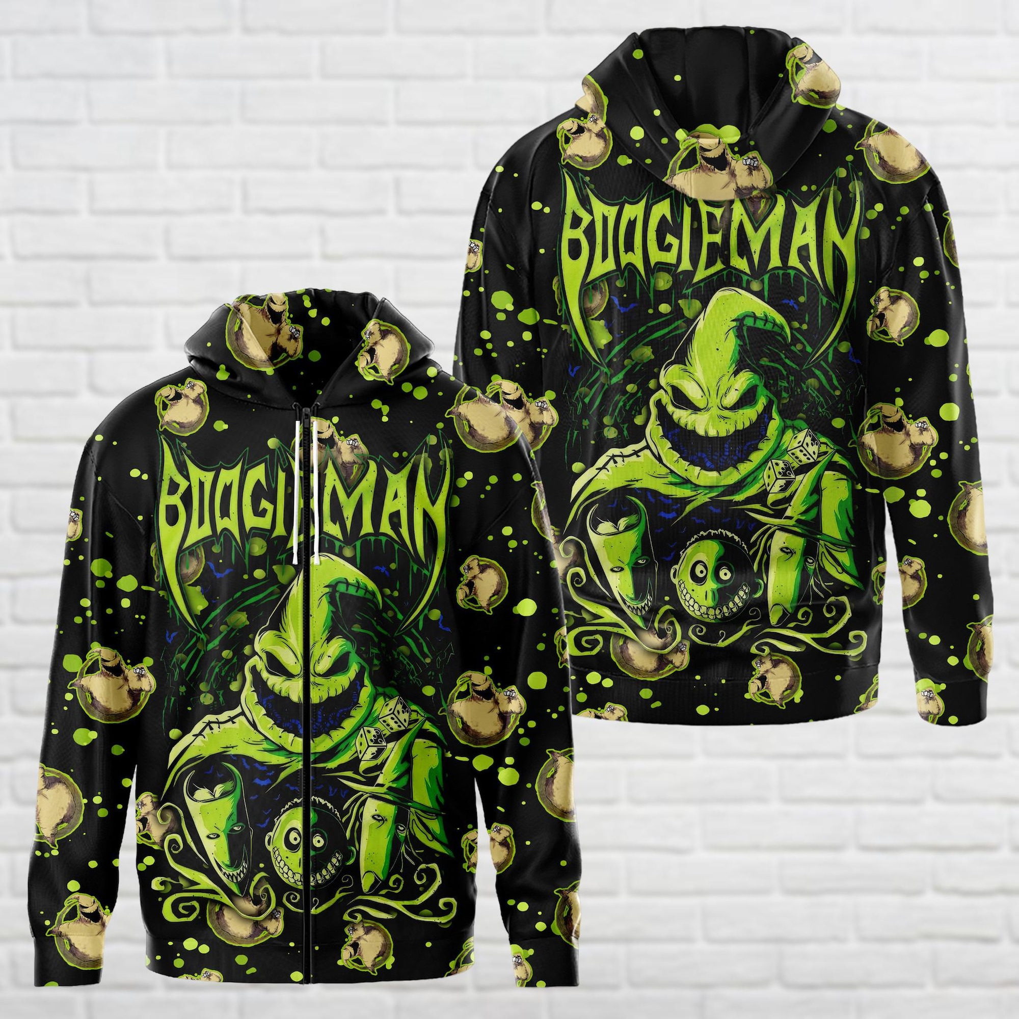 il_2000xN.6661876902_lmbq-1.jpg Halloween Oogie Boogie Hoodie, Boogieman Sweatshirt, Nightmare Before Christmas Shirt, Horror Movie Hoodie Men, Halloween Gift