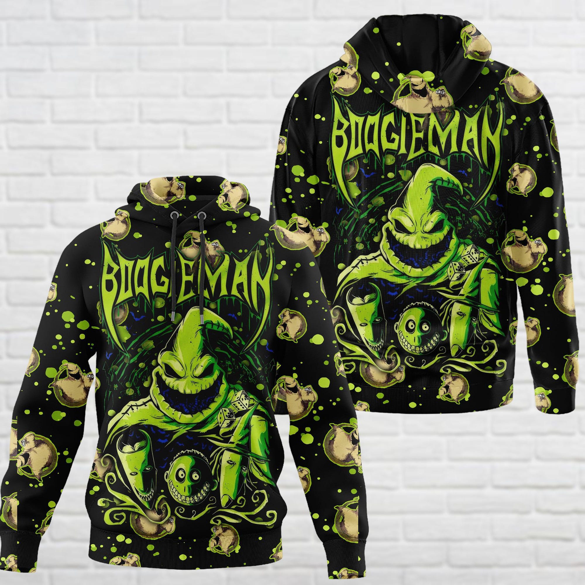 Halloween Oogie Boogie Hoodie, Boogieman Sweatshirt, Nightmare Before Christmas Shirt, Horror Movie Hoodie Men, Halloween Gift