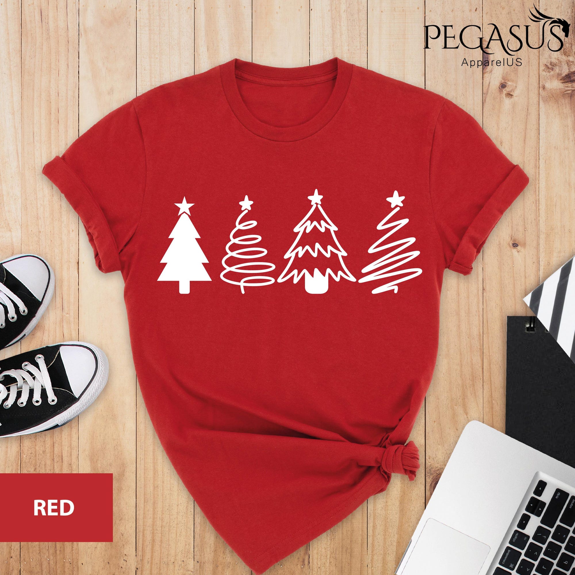 il_2000xN.6687928308_lf8c.jpg Christmas Trees Shirt, Pine Trees, Nature Lover Gift, Holiday Shirt, Tree Lover Shirt, Shirts For Christmas, Cute Christmas Shirts