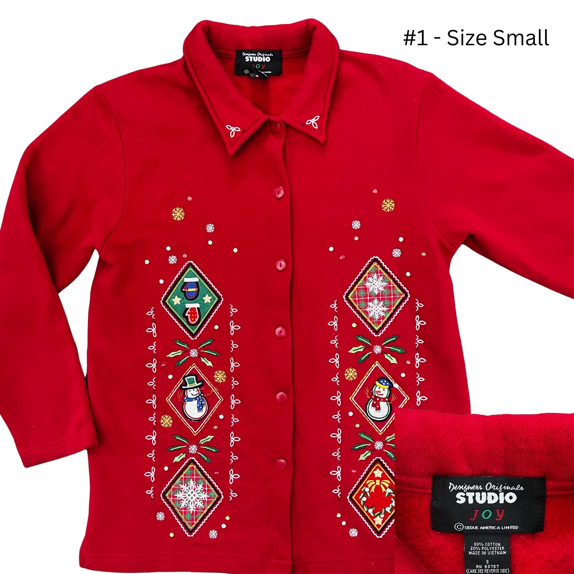 il_2000xN.6693853398_c9zn-1.jpg Vintage Ugly Christmas Sweater: Festive Holiday Cardigan or Vest - You Choose