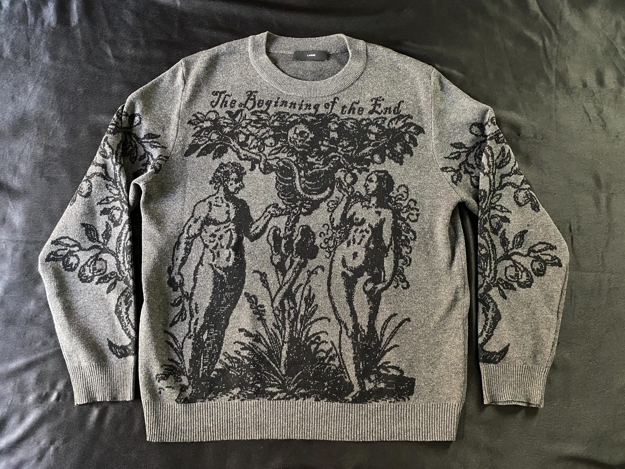 il_2000xN.6699489416_fijb.jpg Beginning of the End Gothic Knitted Sweater Unisex