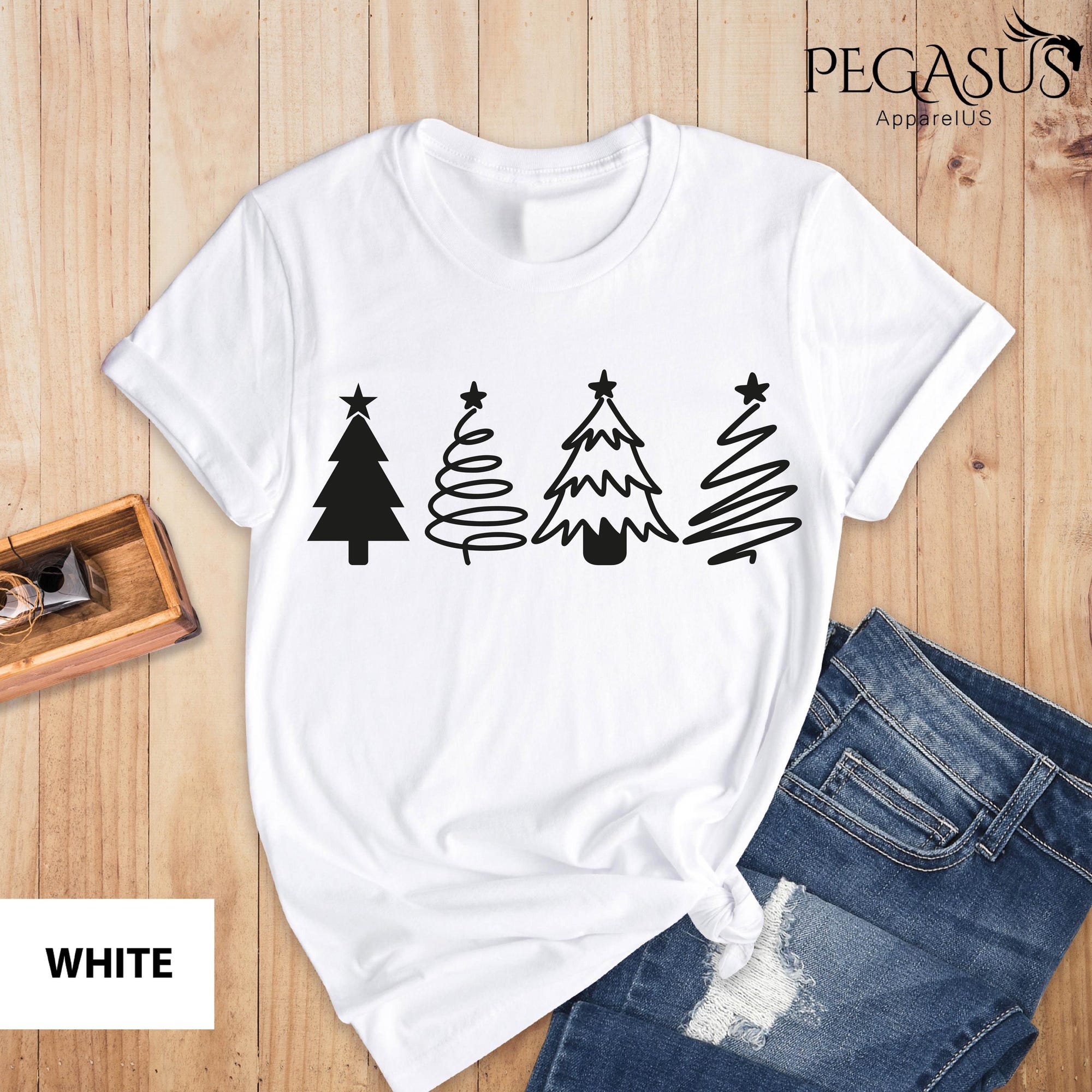 il_2000xN.6735966981_33tx.jpg Christmas Trees Shirt, Pine Trees, Nature Lover Gift, Holiday Shirt, Tree Lover Shirt, Shirts For Christmas, Cute Christmas Shirts