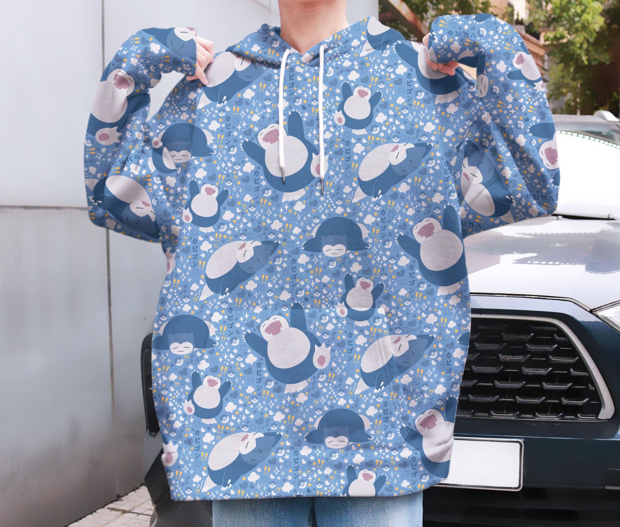 il_2000xN.6871956772_5vek-2.jpg Snorlax Hoodie Unisex, Cute Snorlax Sweatshirt, Kawaii Graphic Hoodie, Funny Cozy Hoodie, Trendy Hoodie Gift For Christmas