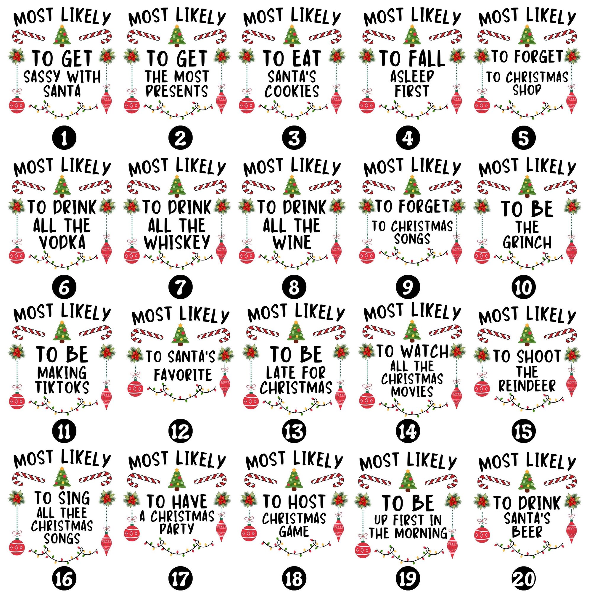 il_2000xN.6987433622_dql0.jpg Family Christmas Most Likely 2025 T-Shirts: Holiday Squad Xmas Tees