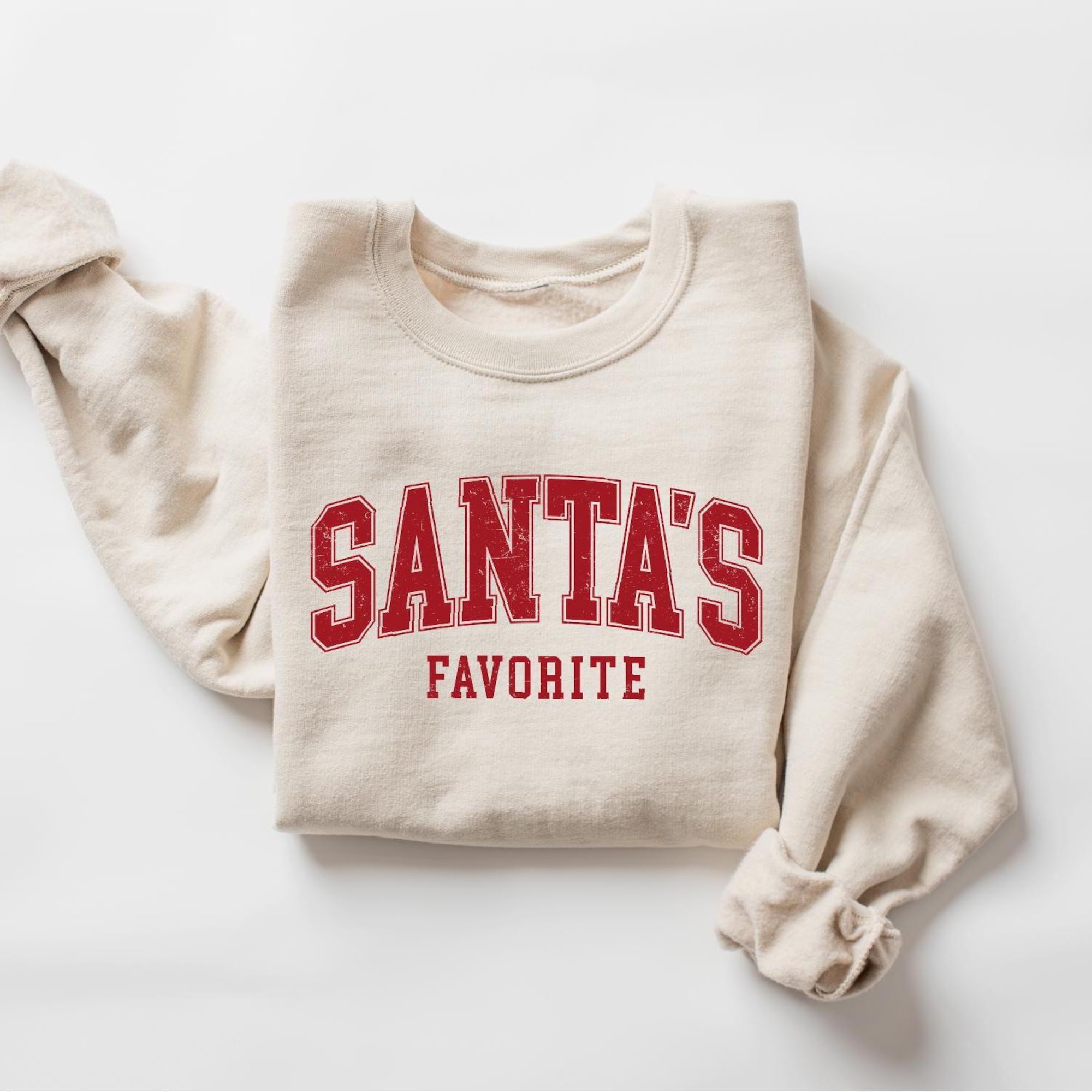 Santas Favorite Christmas Sweatshirt, Christmas Shirt, Womens Christmas Shirt, Christmas Gift, Funny Christmas Shirt, Festive Holiday Gift
