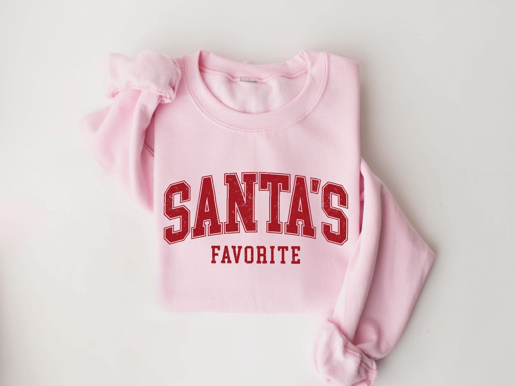 il_2000xN.7000769386_7h09-1.jpg Santas Favorite Christmas Sweatshirt, Christmas Shirt, Womens Christmas Shirt, Christmas Gift, Funny Christmas Shirt, Festive Holiday Gift