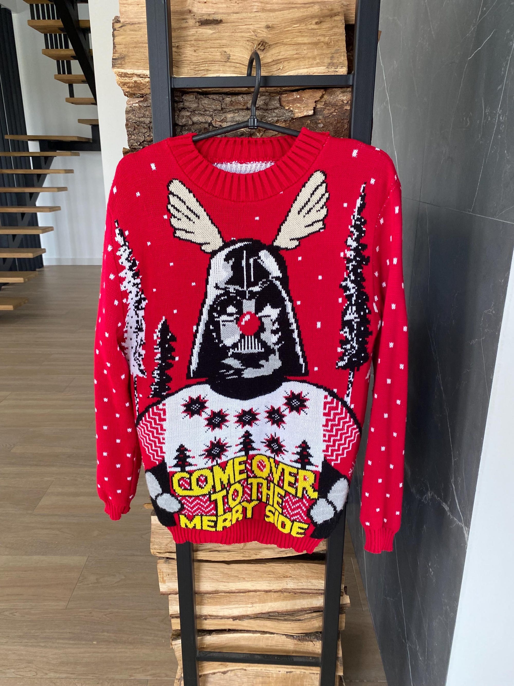 il_2000xN.7024264345_kcbl.jpg Funny Christmas Sweater: Star Wars Inspired Holiday Jumper - Unisex Size US 6