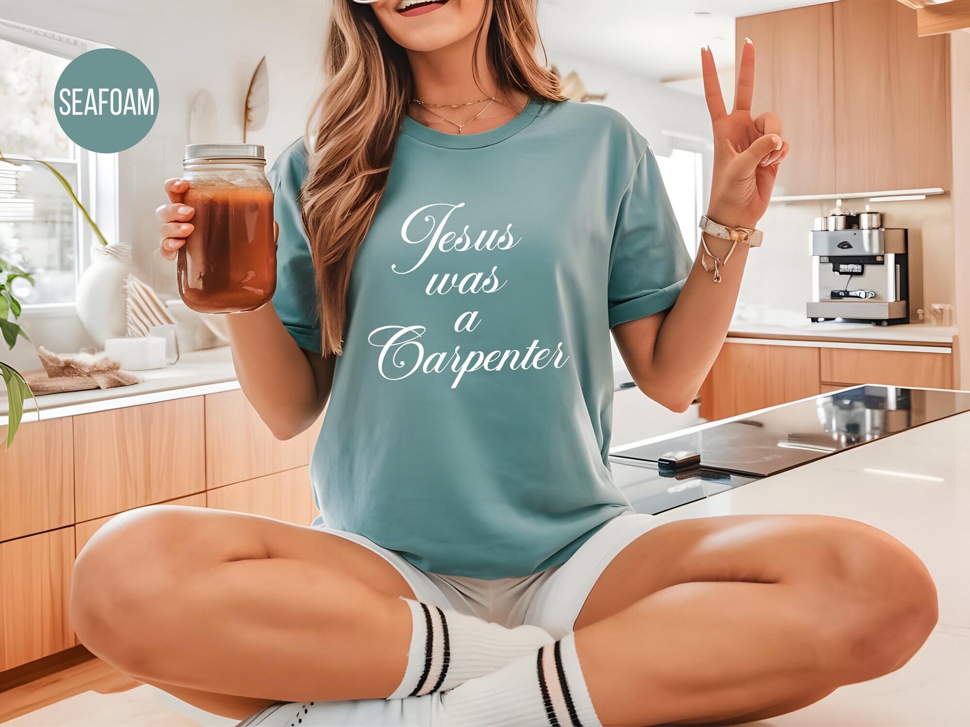 il_2000xN.7069873688_dr2i-1.jpg Comfort Colors Jesus Carpenter Shirt: Christian Music Festival Tee