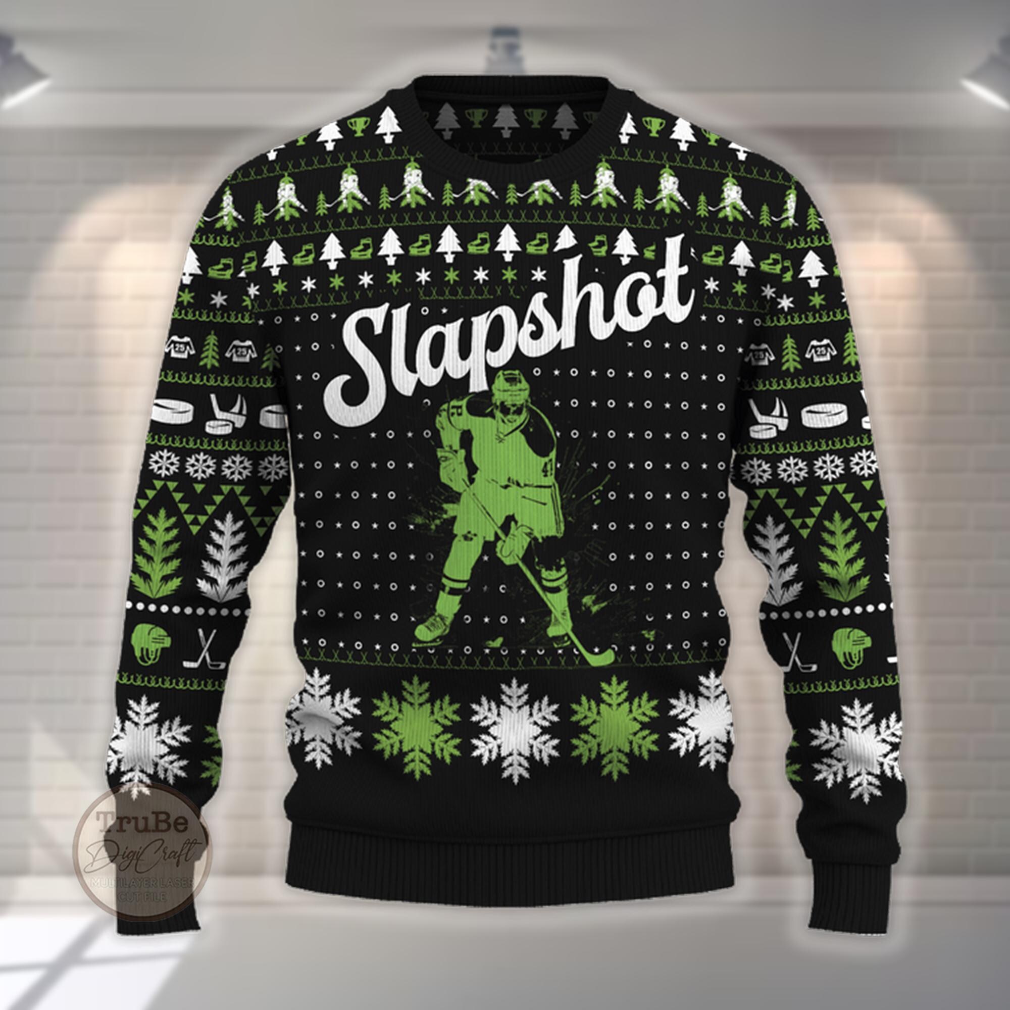 il_2000xN.7084849700_nk1p.jpg Slapshot Hockey Ugly Christmas Sweater: Custom All-Over Print