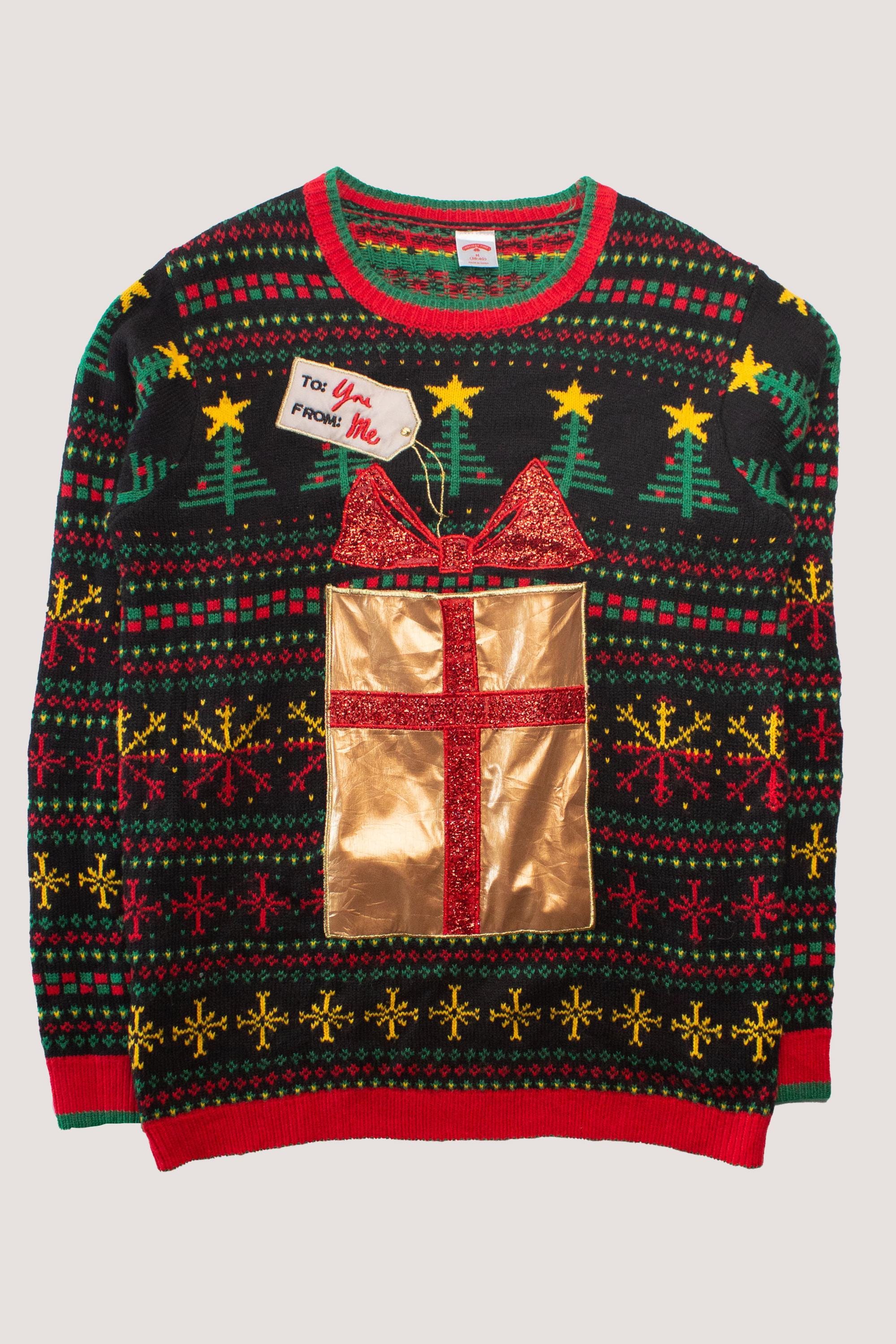 il_2000xN.7089998350_3fuk-1.jpg Mystery Y2K Christmas Sweater - Recycled Modern Ugly Xmas Sweater | Cute Tacky Holiday Party Jumper