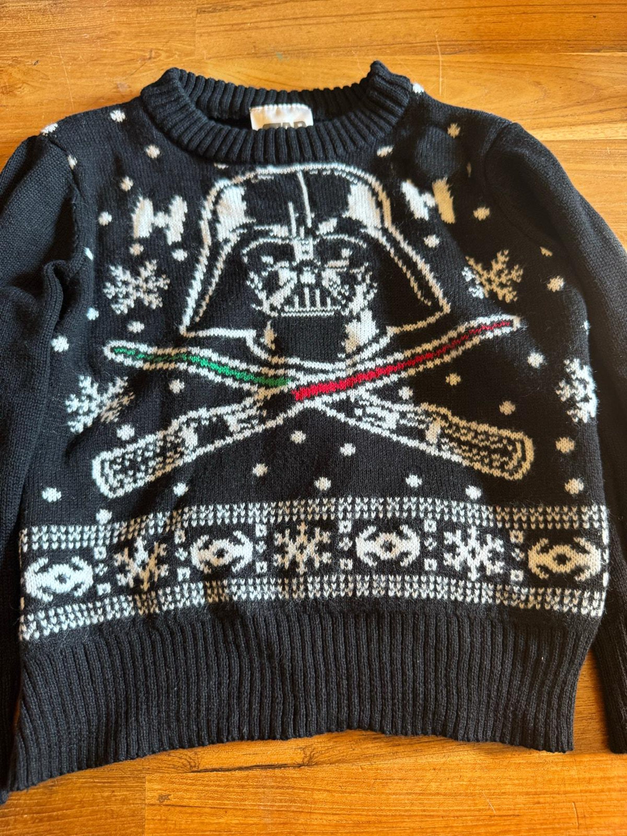 Star Wars Darth Vader Christmas Sweater – Size 3