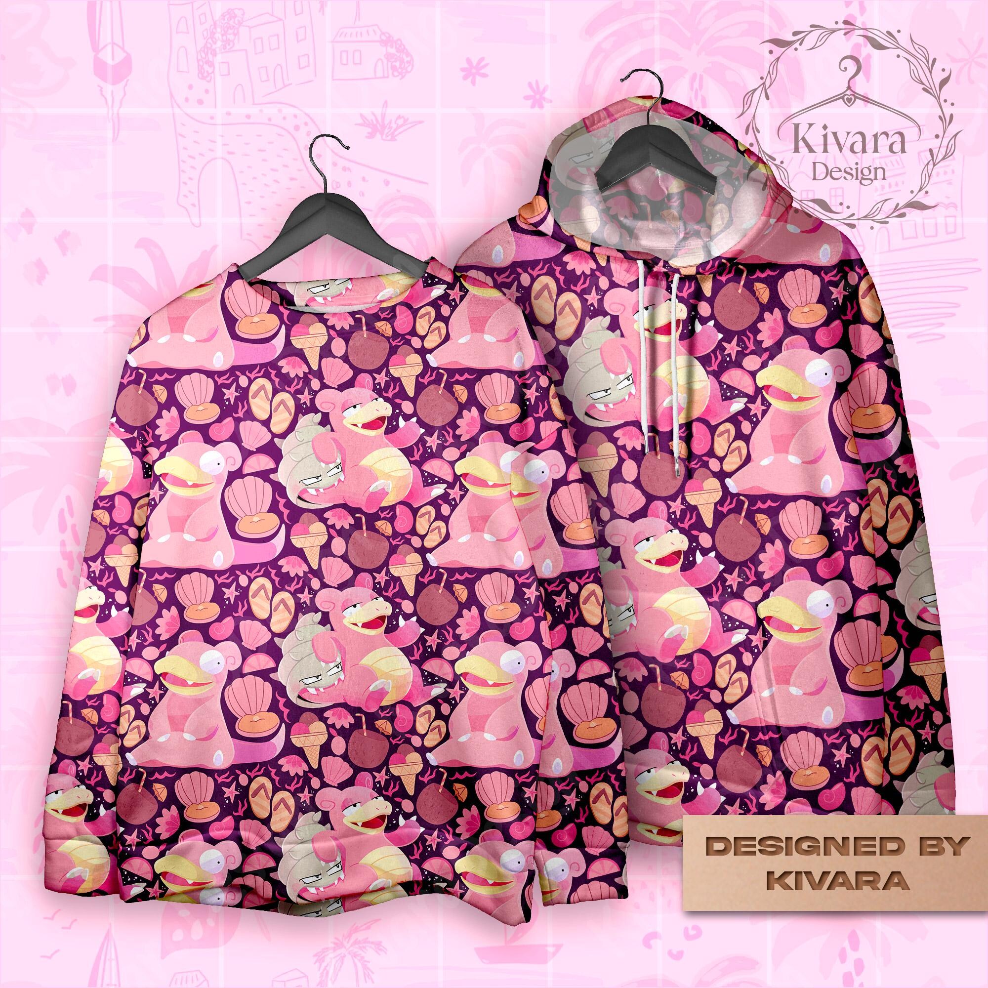 Slowpoke Cute Hoodie Sweatshirt Inspired Cute Hoodie, Anime Sweatshirt, Video Game Gift