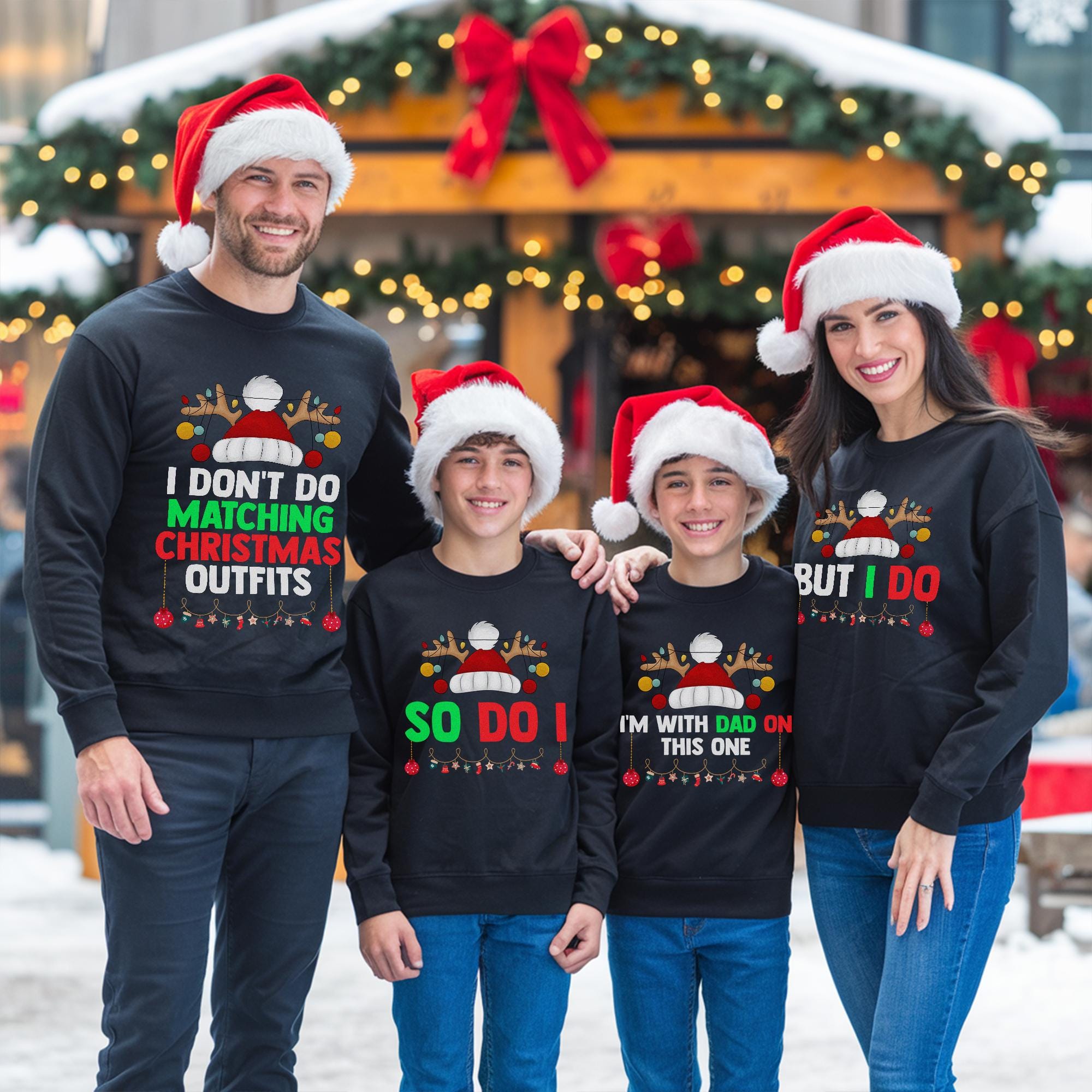 il_2000xN.7113033944_suok.jpg Christmas Family Matching Shirts, I Don't Do Matching Christmas Outfits, But I Do, Funny Family Christmas, Family Christmas Holiday Gift