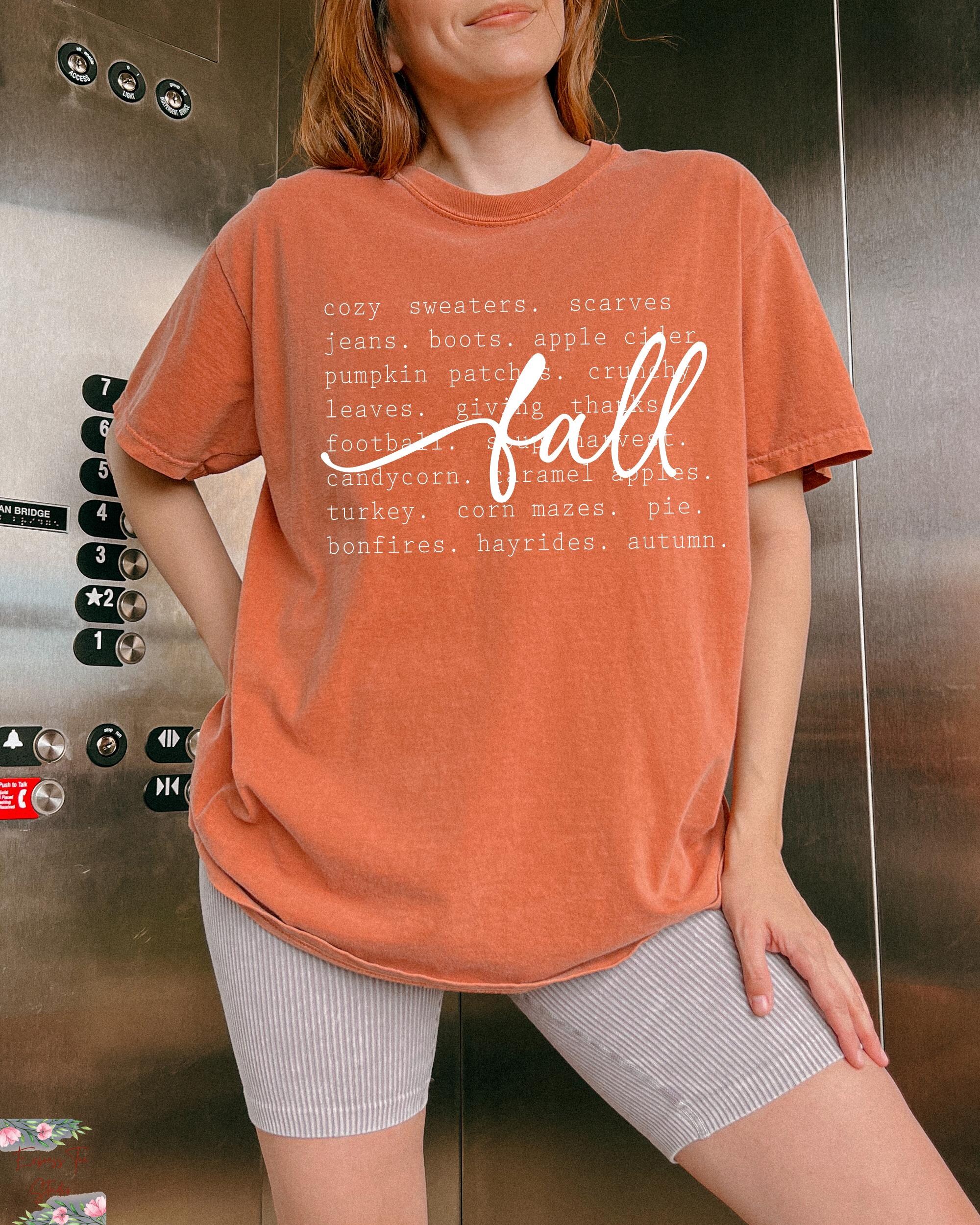 il_2000xN.7113375566_aczt.jpg Comfort Colors® Fall Words Shirt, Hello Fall Cozy Women’s tshirt, Fall Vibes, Holiday Pumpkin Season, Thanksgiving Fall Definition Shirt