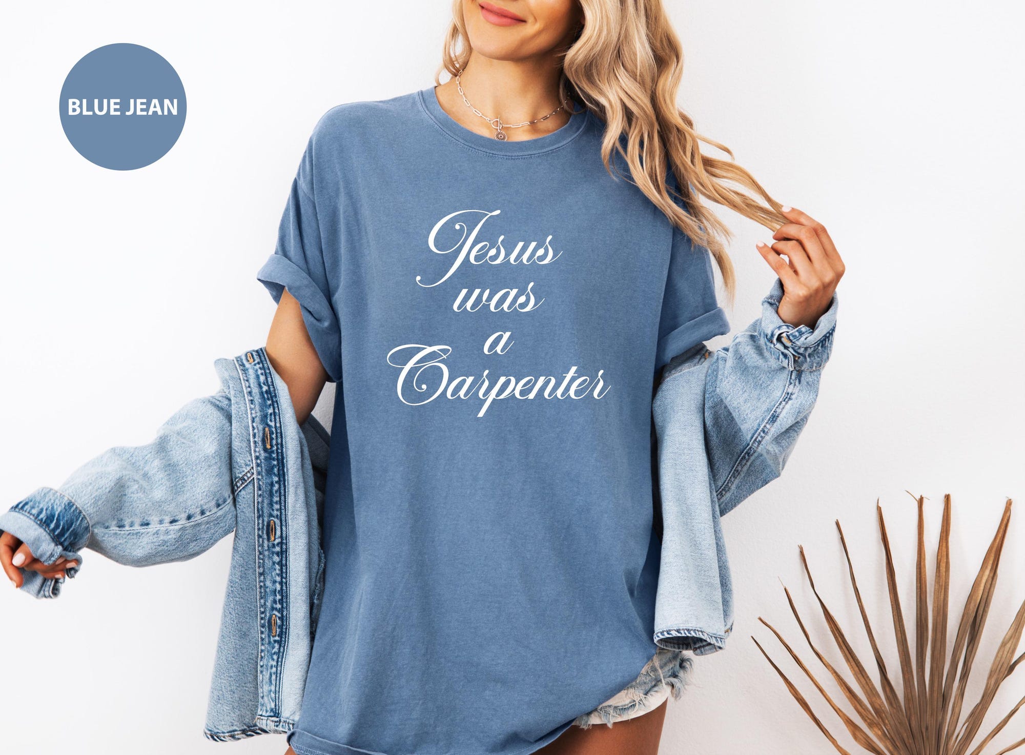 il_2000xN.7117823855_1xkv-1.jpg Comfort Colors Jesus Carpenter Shirt: Christian Music Festival Tee