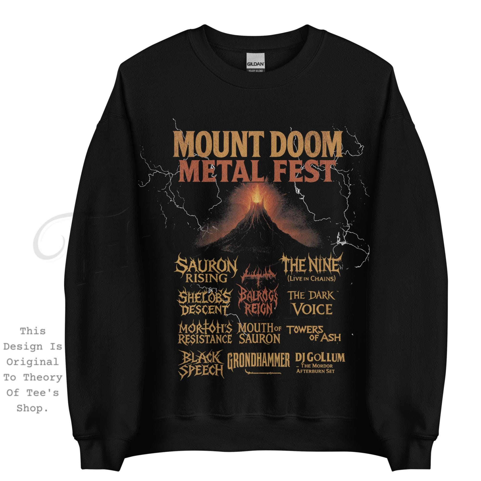 Mount Doom Sweater, Christmas Gift, LOTR-Inspired, Gifts For Fantasy Fans, Fall