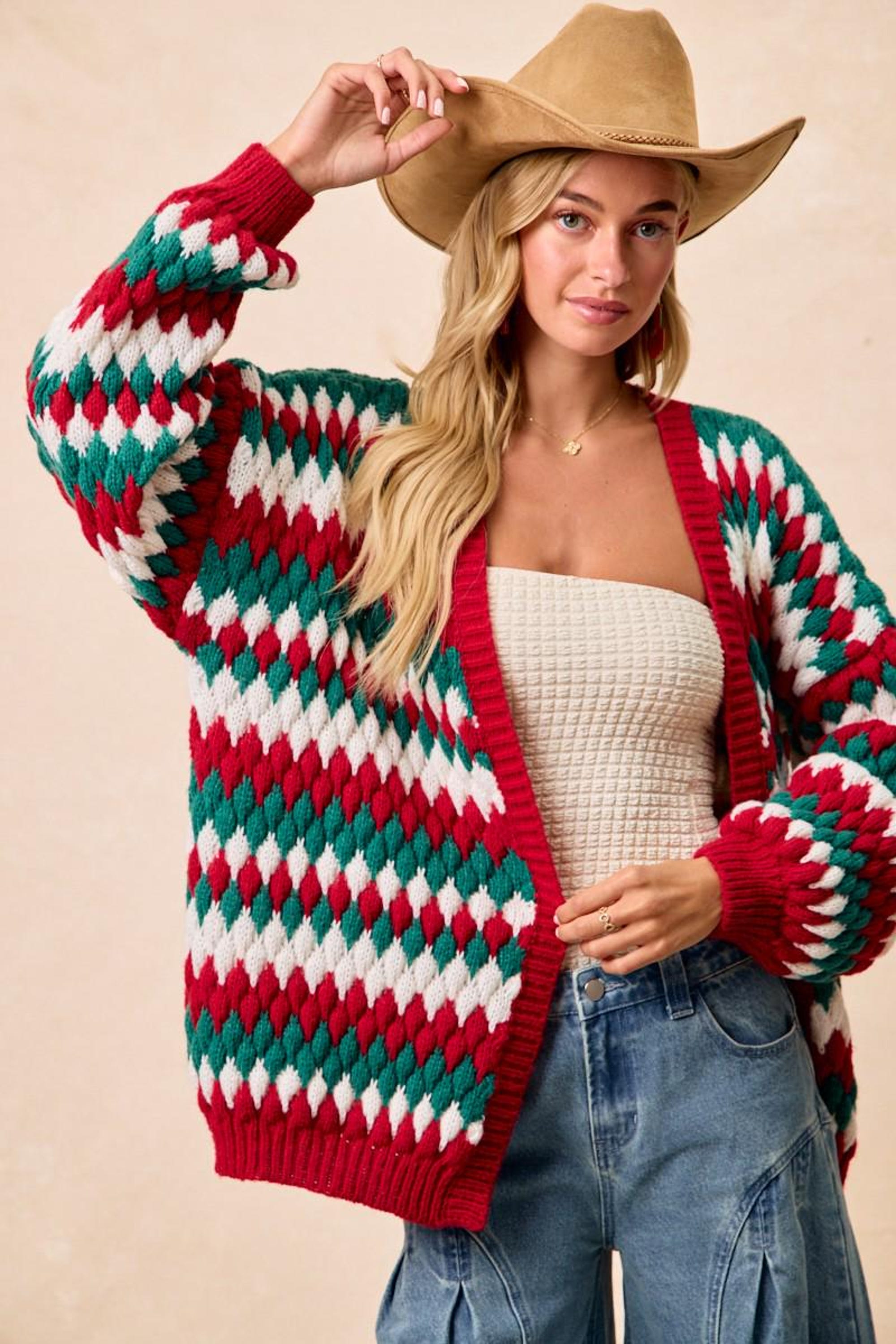 il_2000xN.7127139828_27bx.jpg Chunky Knit Christmas Cardigan: Oversized Holiday Sweater