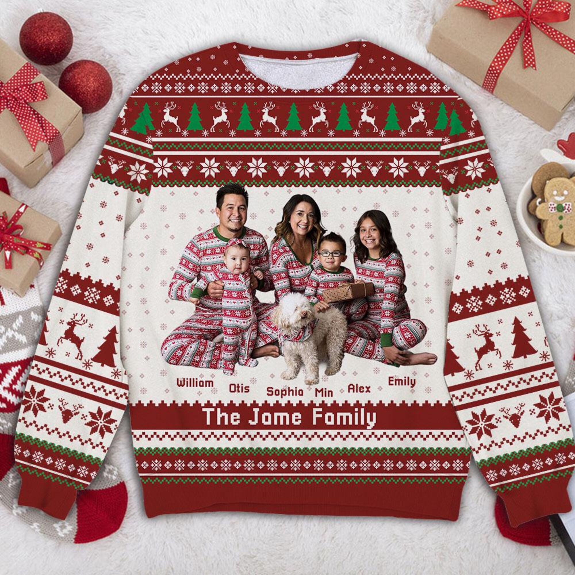 il_2000xN.7127864356_jrt1-1.jpg Annoying Each Other For Many Years Sweater, Funny Anniversary Gift, Personalized Ugly Christmas Sweater for Couples Husband Wife