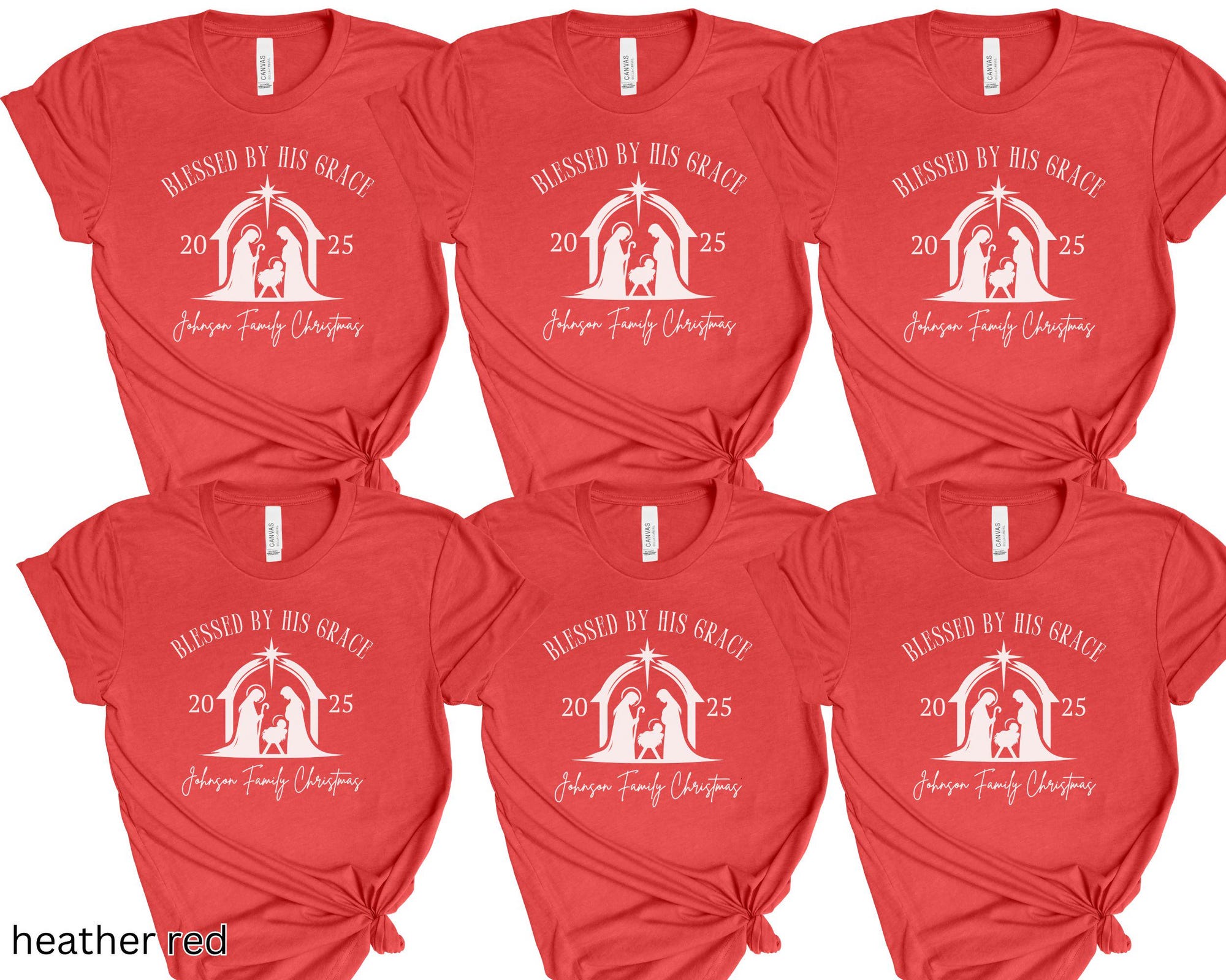 il_2000xN.7131747945_2o3o.jpg Custom Family Christmas Shirt, Christian Family Matching Tshirt, Personalized Xmas Shirt, Holiday Gift for Christian Family Crewneck T-shirt