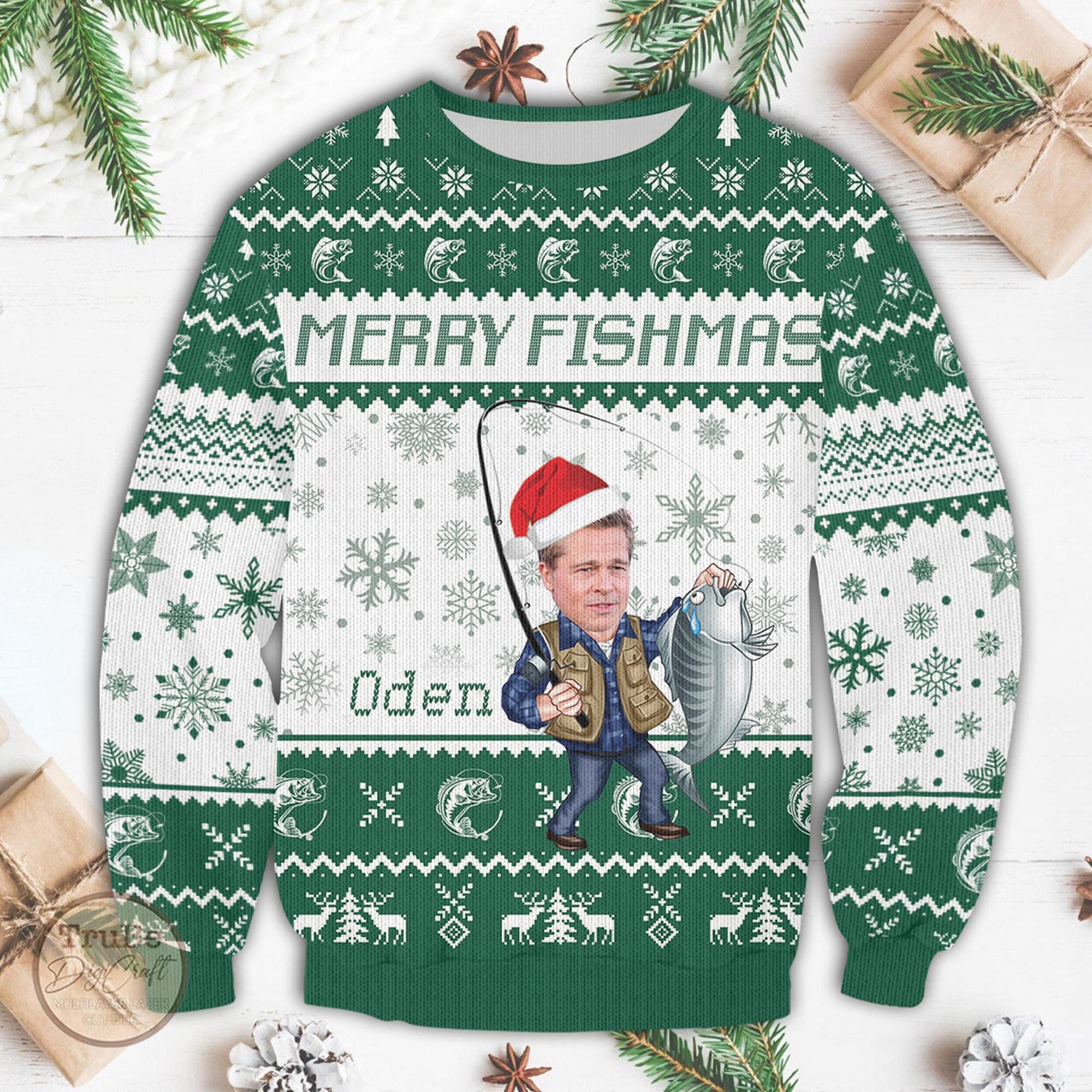 il_2000xN.7138692127_3rpv.jpg Personalized 'Merry Fishmas' Ugly Christmas Sweater: Custom Photo Fishing Gift