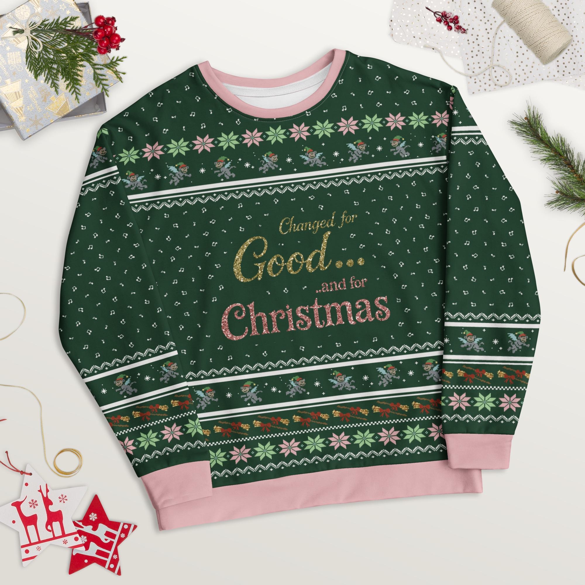 Wicked Musical Christmas Sweater: Broadway Holiday Jumper