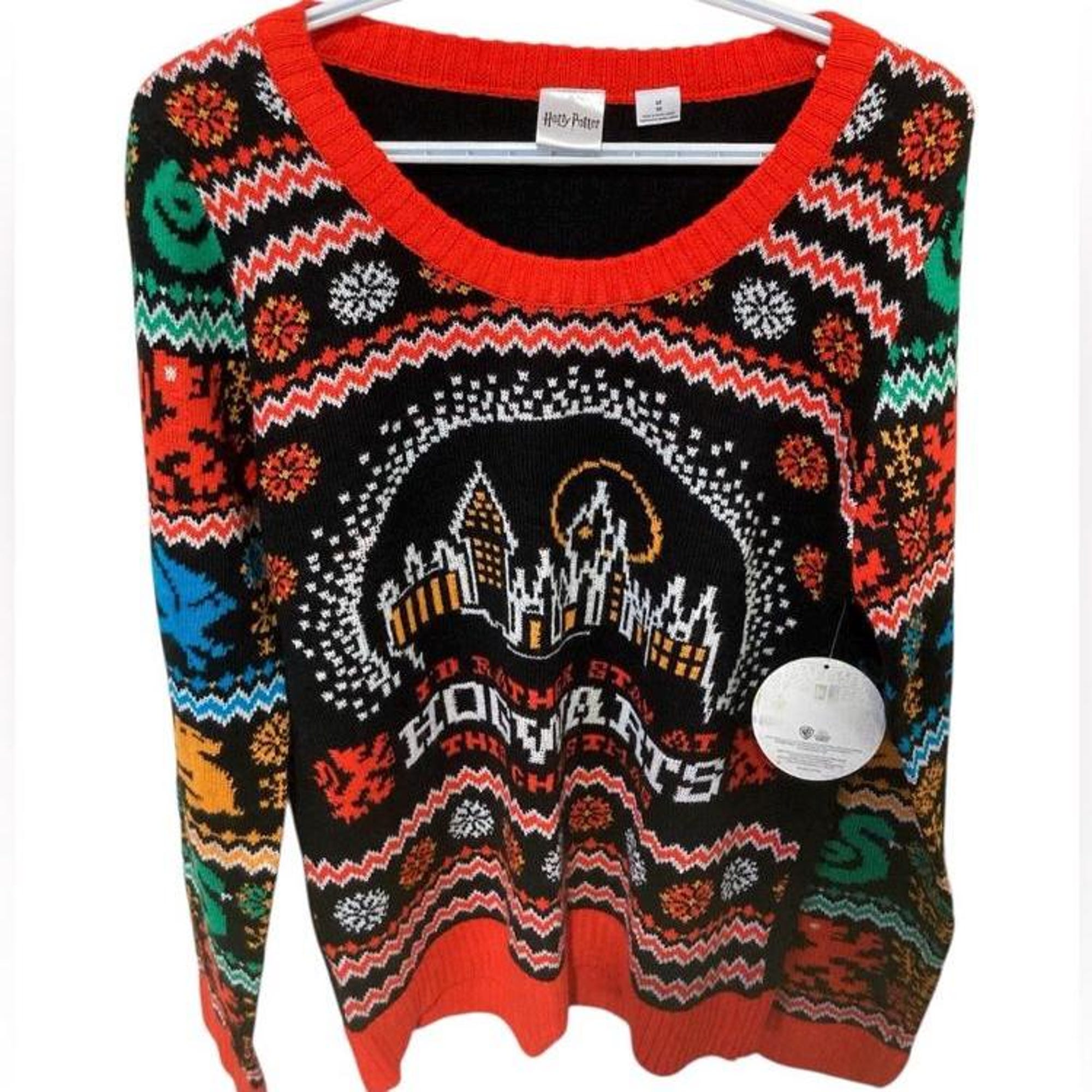 Harry Potter I’d Rather Stay at Hogwarts Ugly Xmas Sweater Women’s Medium by Ardene