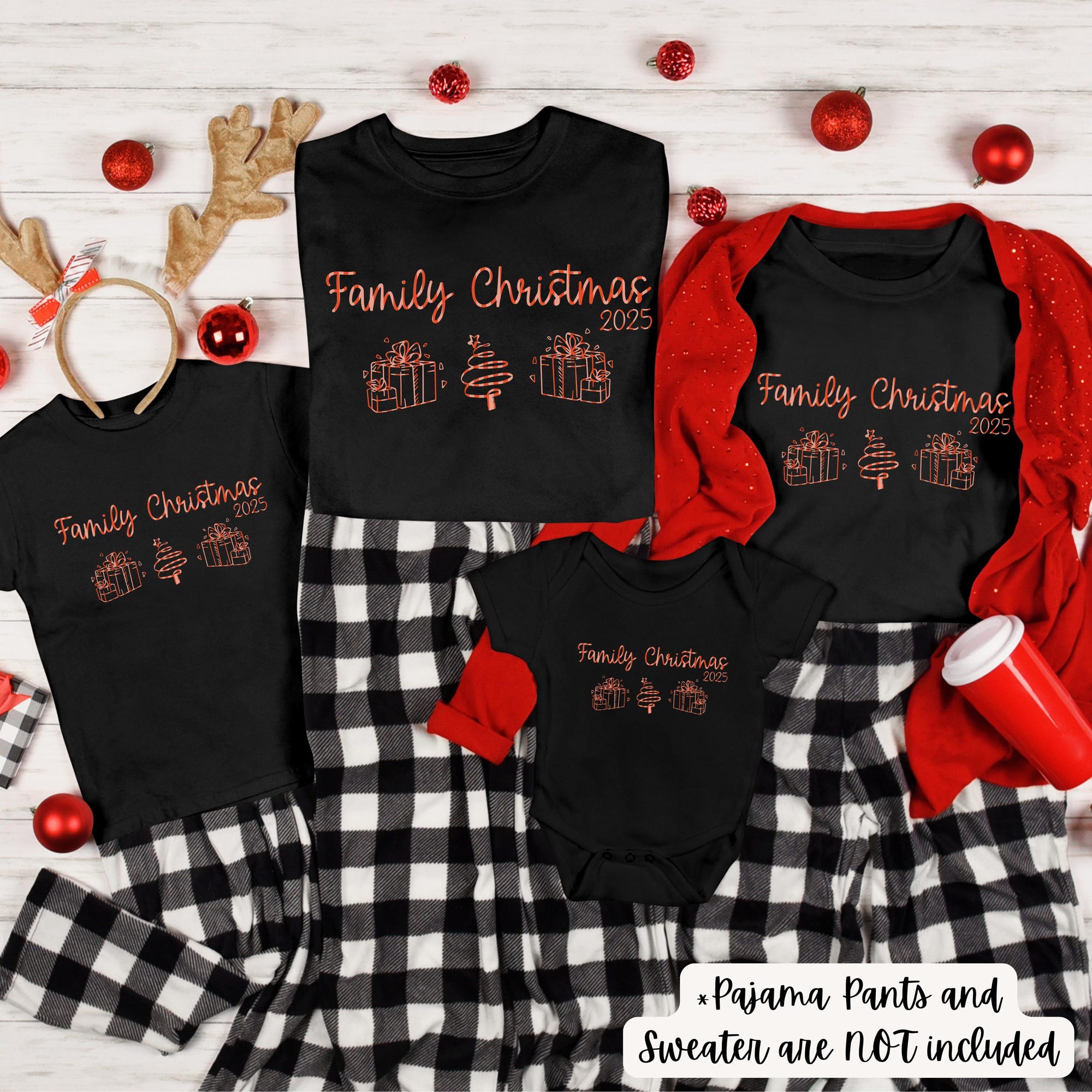 Matching Family Group Minimalist Christmas Shirts,Matching Christmas Morning Outfits, Family Xmas Shirts,Family Gingerbread Decorating Shirt