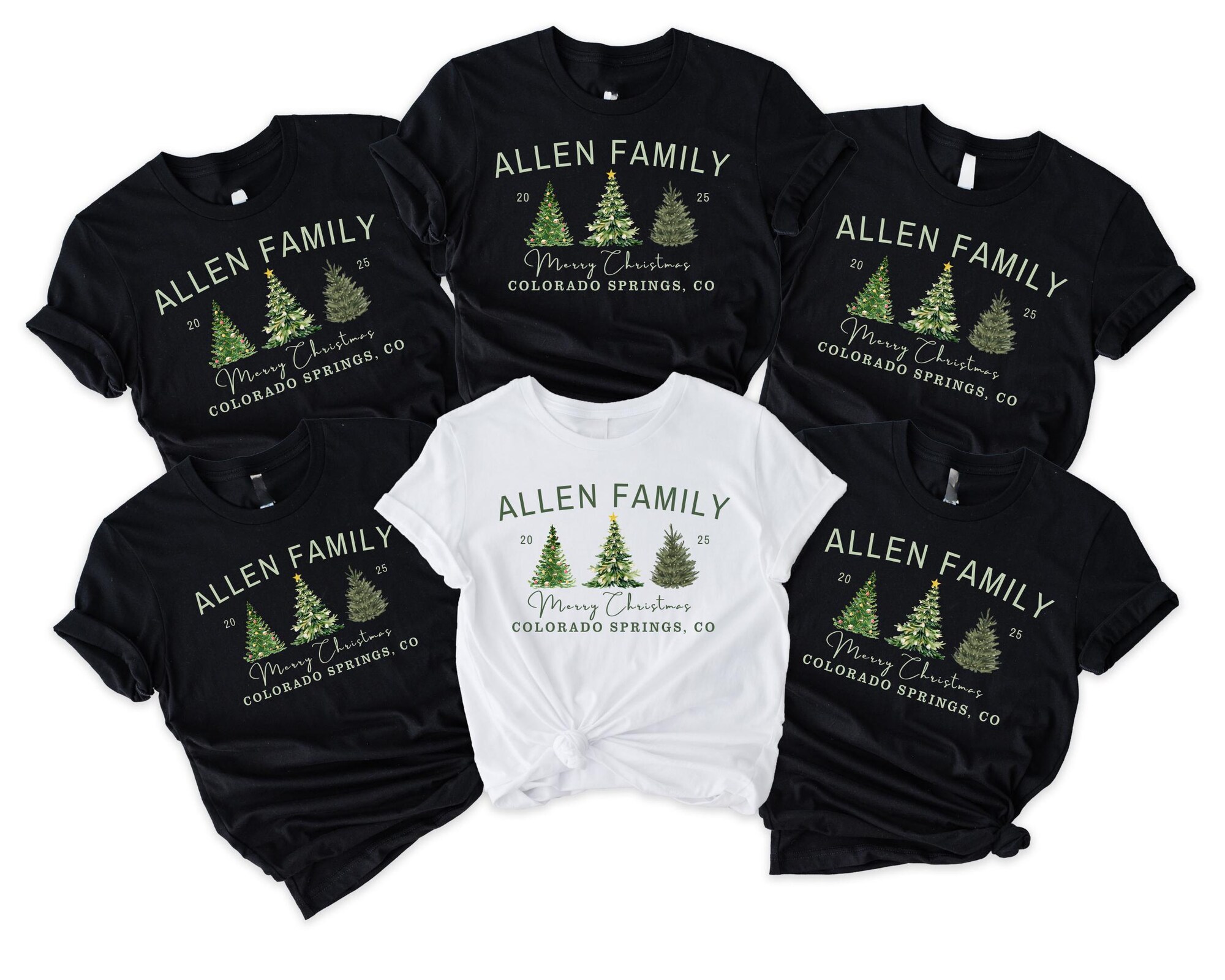 Matching Family Christmas Shirts, Family Christmas Shirt, Matching Xmas Tees, Custom Name Christmas Tee, Matching Noel Family Gift, Xmas Tee