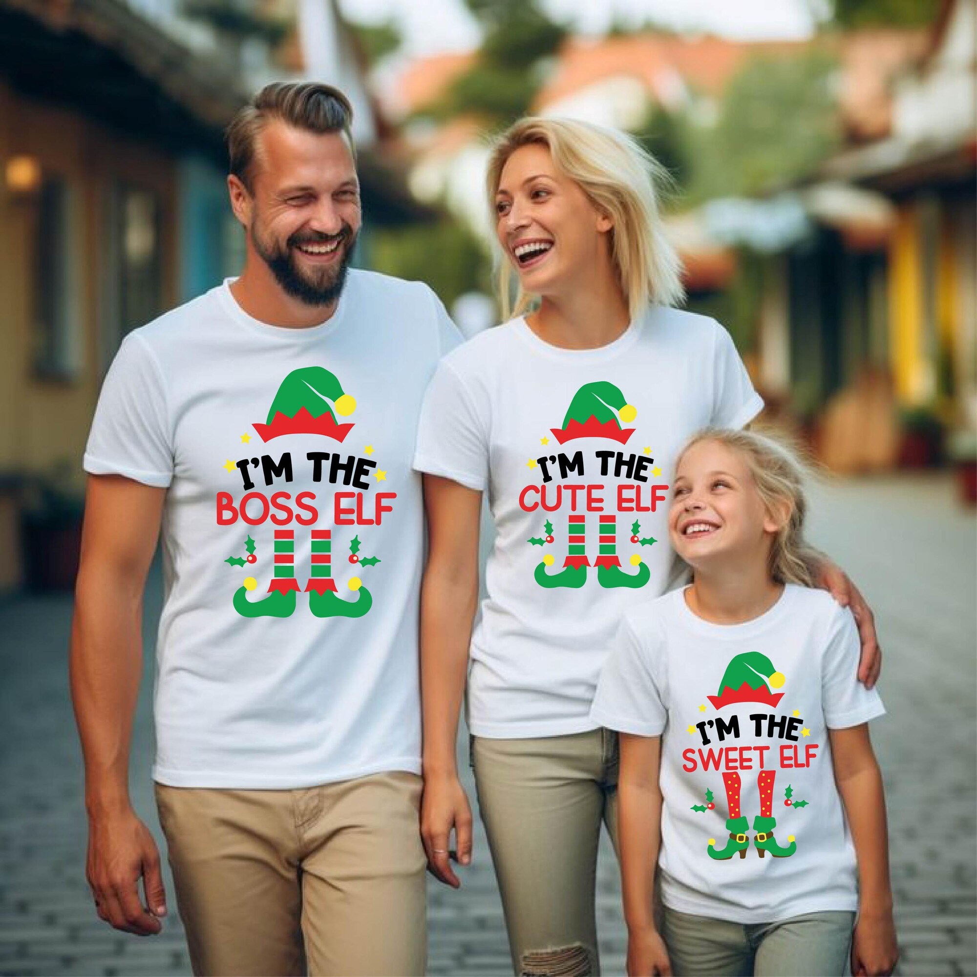 Custom Elf Family Christmas Shirt, Matching Family Xmas Shirt, I’m The Sassy Elf Shirts, Family Xmas Elf Squad Tee, I’m The Boss Elf Shirt