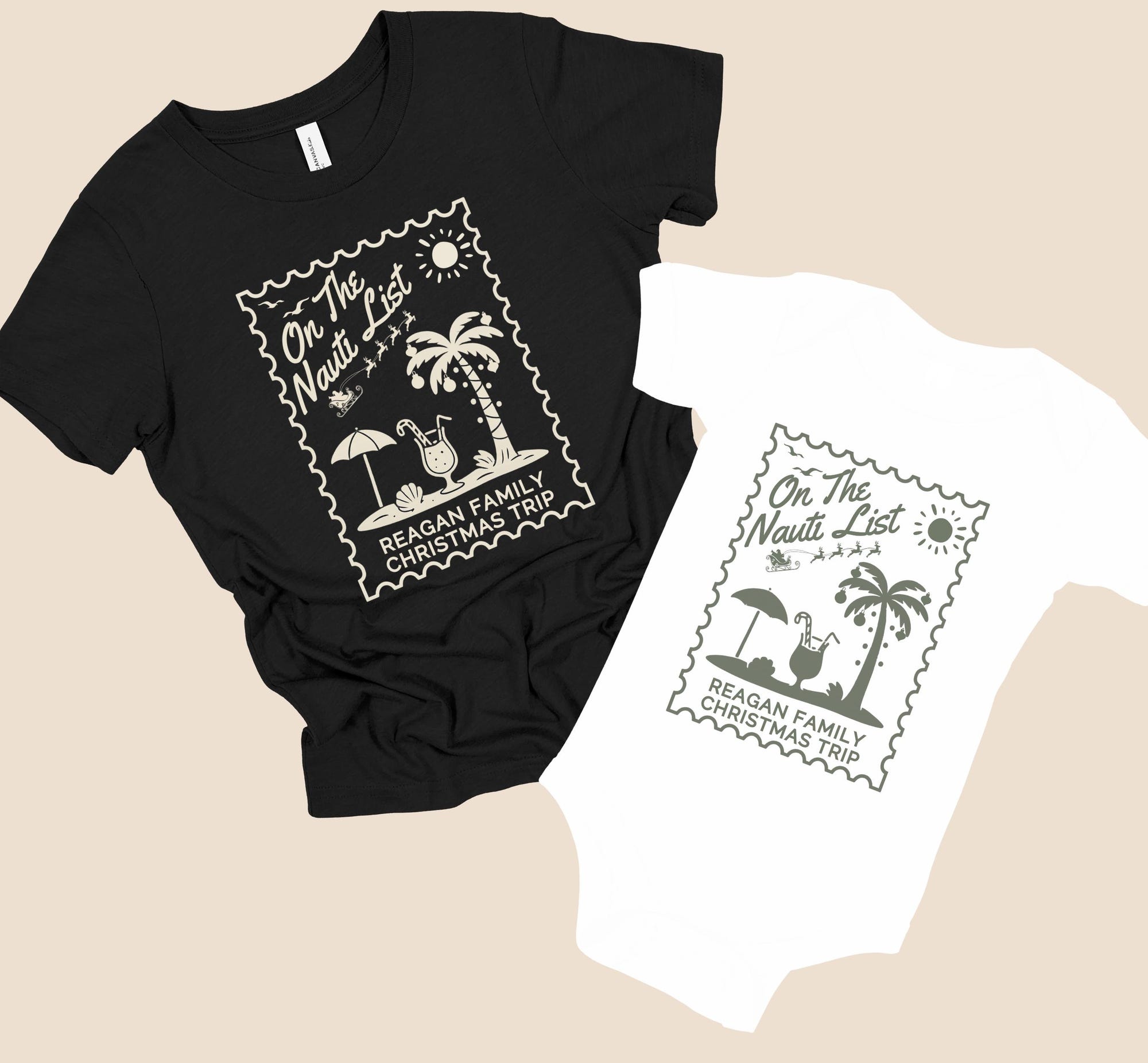 il_2000xN.7174460538_mcs0.jpg Comfort Colors Custom Tropical Family Christmas Shirts, Personalized Matching Family Group Christmas Shirt, Beach For Christmas Shirt, Merry