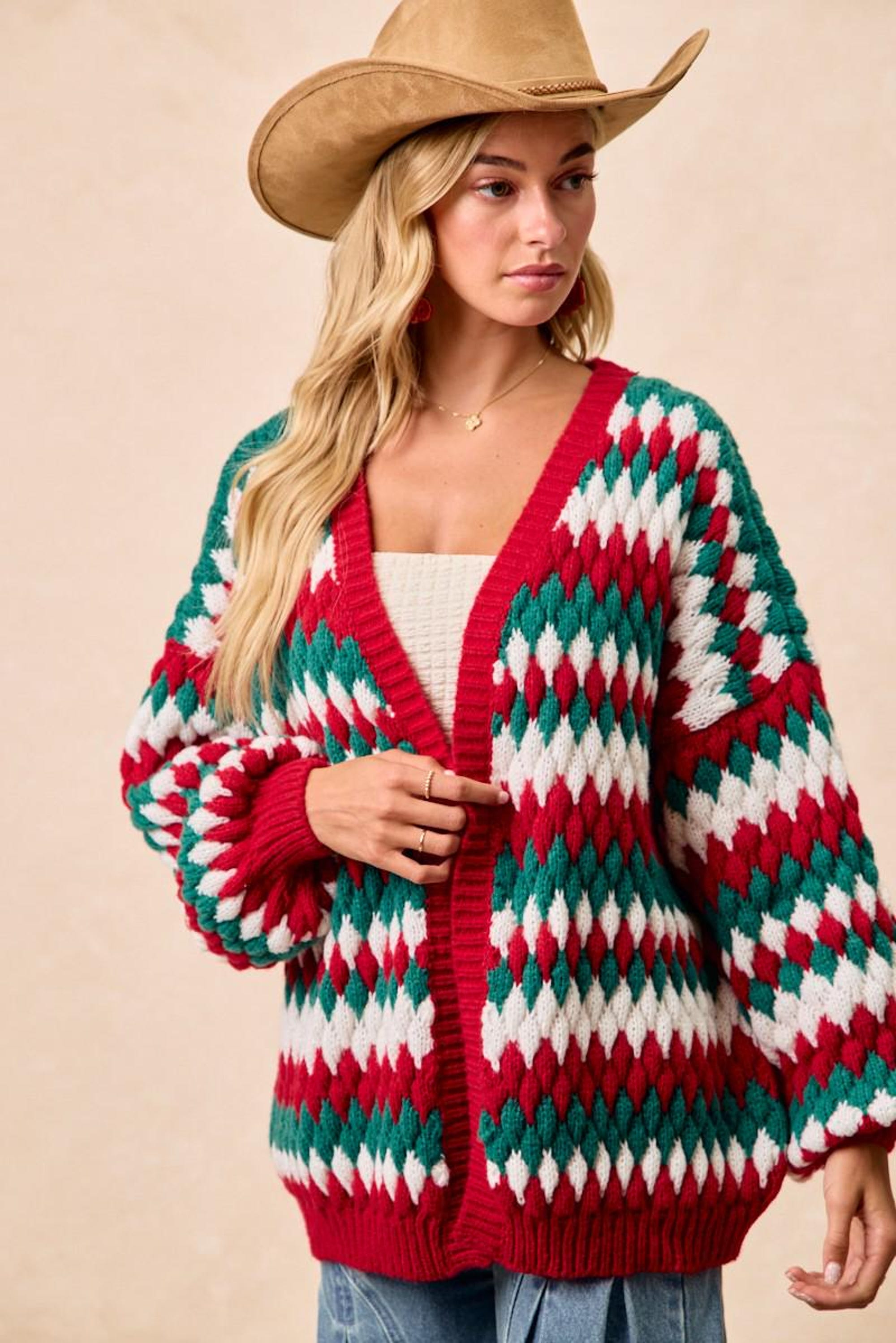 il_2000xN.7175110849_ep3d.jpg Chunky Knit Christmas Cardigan: Oversized Holiday Sweater