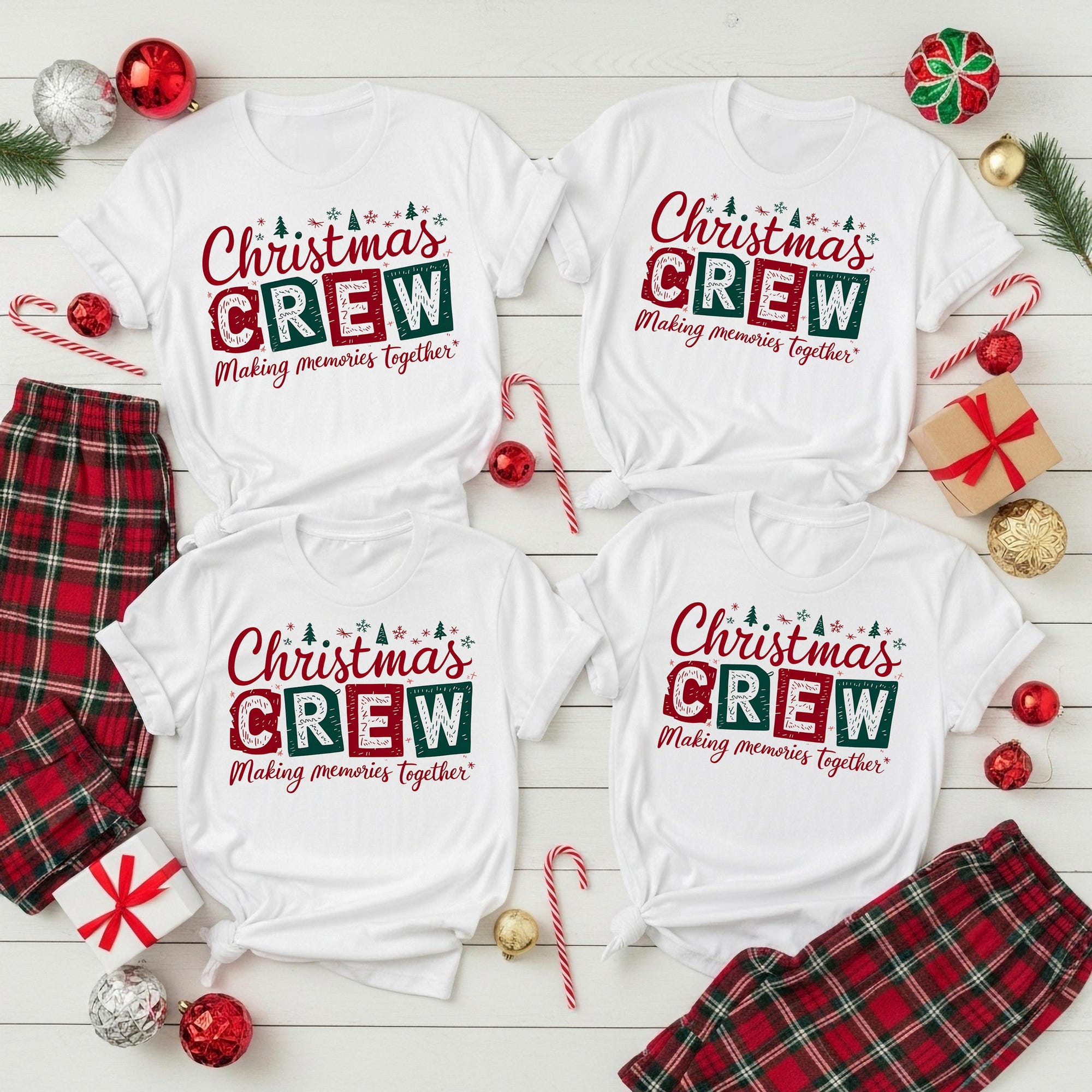 Christmas Crew 2025 Shirts, Matching Making Memories Together Christmas Family TShirt,Christmas Group Shirt, Christmas Crew,Christmas Gift