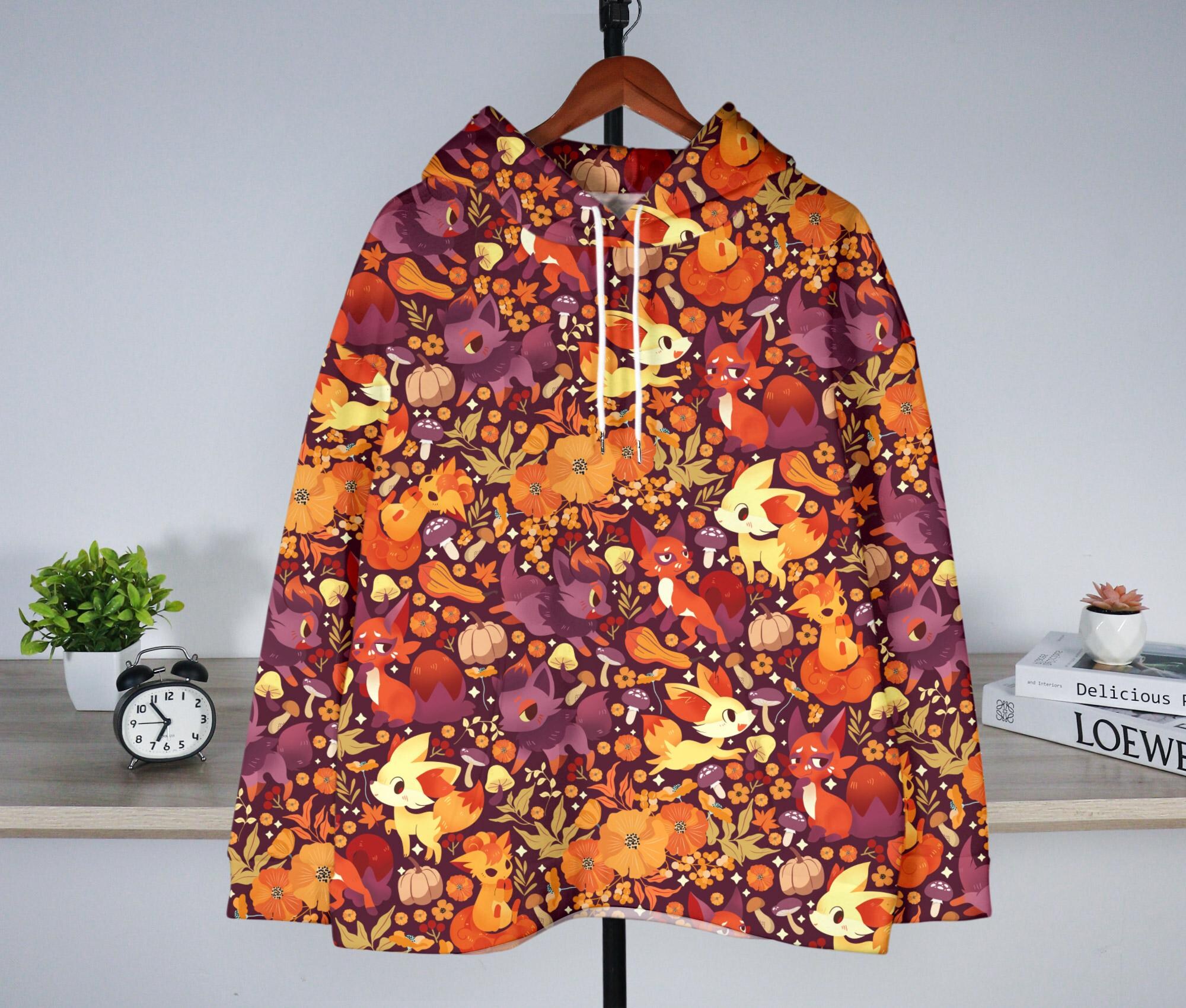 il_2000xN.7178883941_2jsv.jpg Vulpix Hoodie, Cozy Kawaii Hoodie, Cute Unisex Hoodie, Trendy Graphic Hoodie, Funny Sweatshirt, Winter Outfit, Christmas Gift