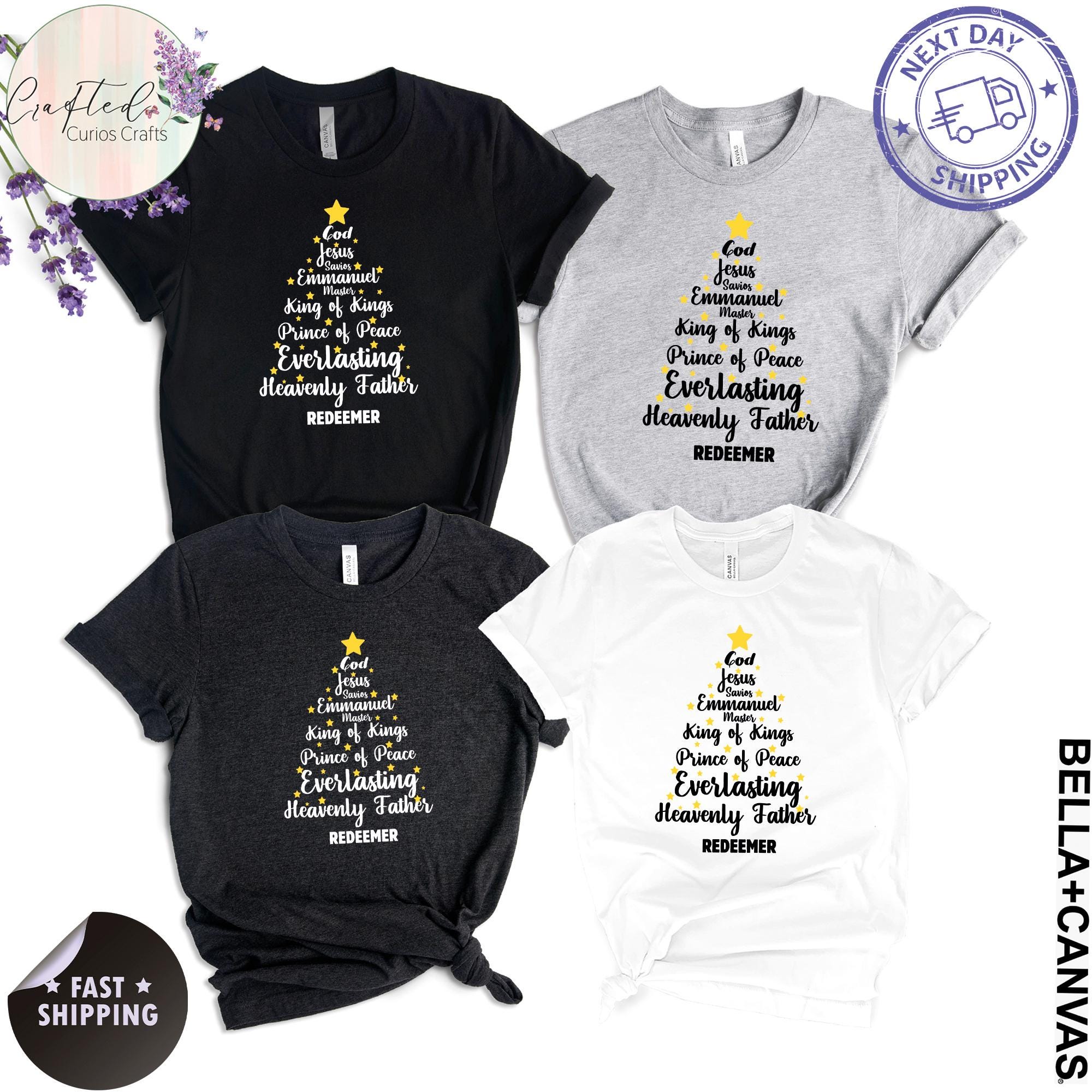 il_2000xN.7182542171_8vis-1.jpg Family Christmas Shirts | Matching Christian Christmas T-Shirts | Holiday Faith Shirts for Family Groups | Religious Christmas Attire