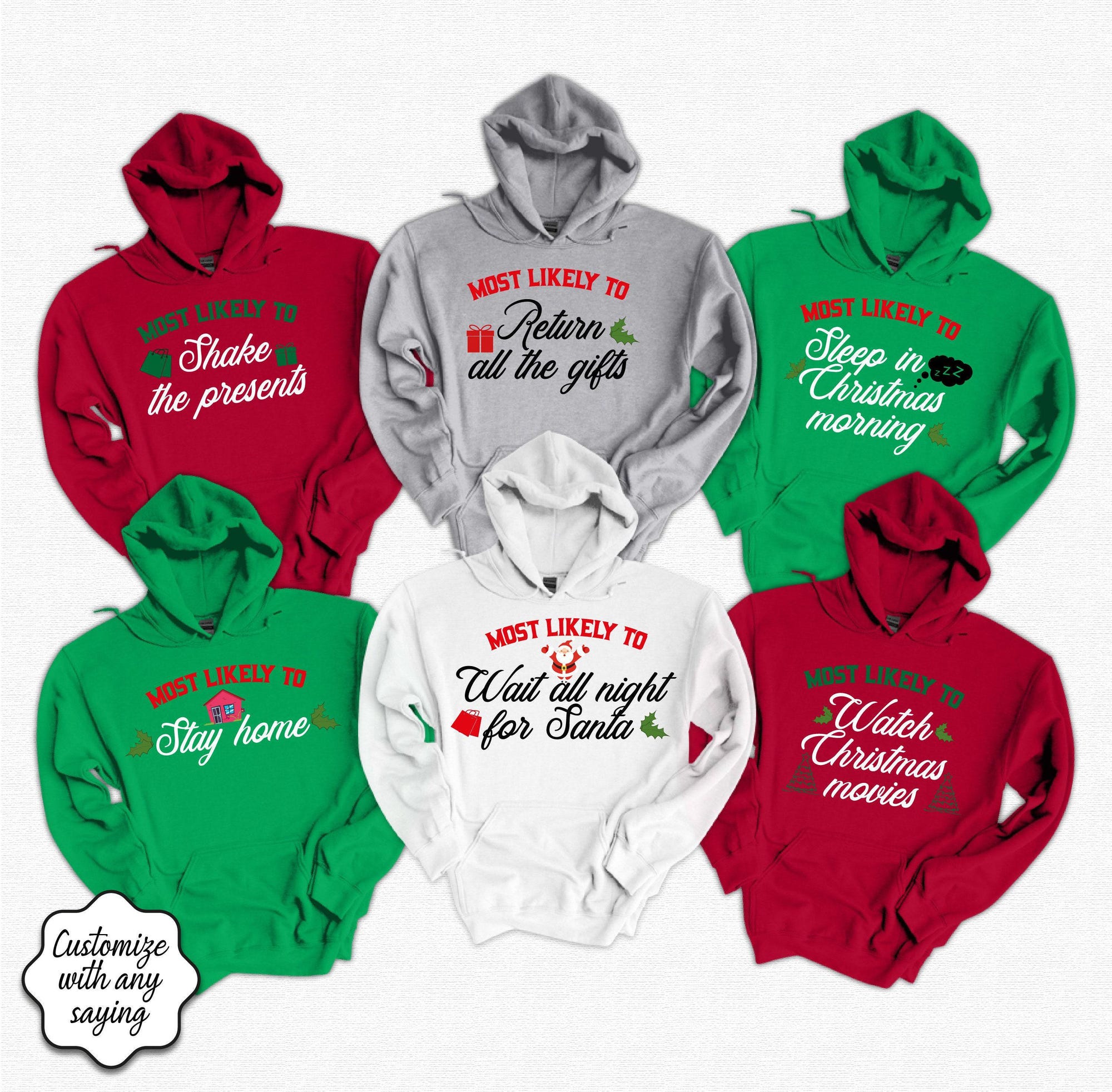 il_2000xN.7183573072_58z4-1.jpg Family Christmas Sweatshirt, Most Likely to Christmas Shirt, Christmas Sweatshirt, Funny Christmas Hoodie, Custom Group Sweatshirt,