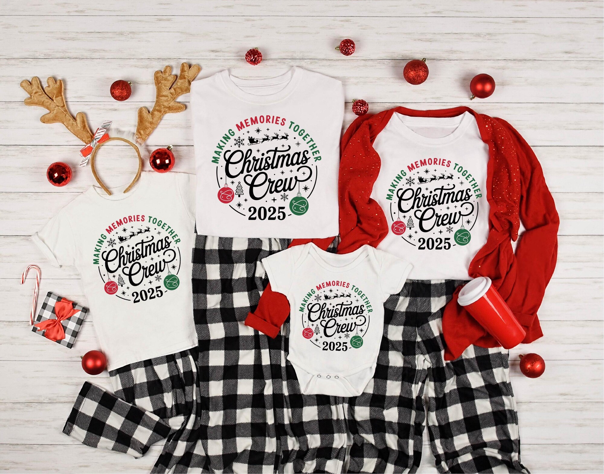 Christmas Crew 2025 Matching Family Christmas Shirt