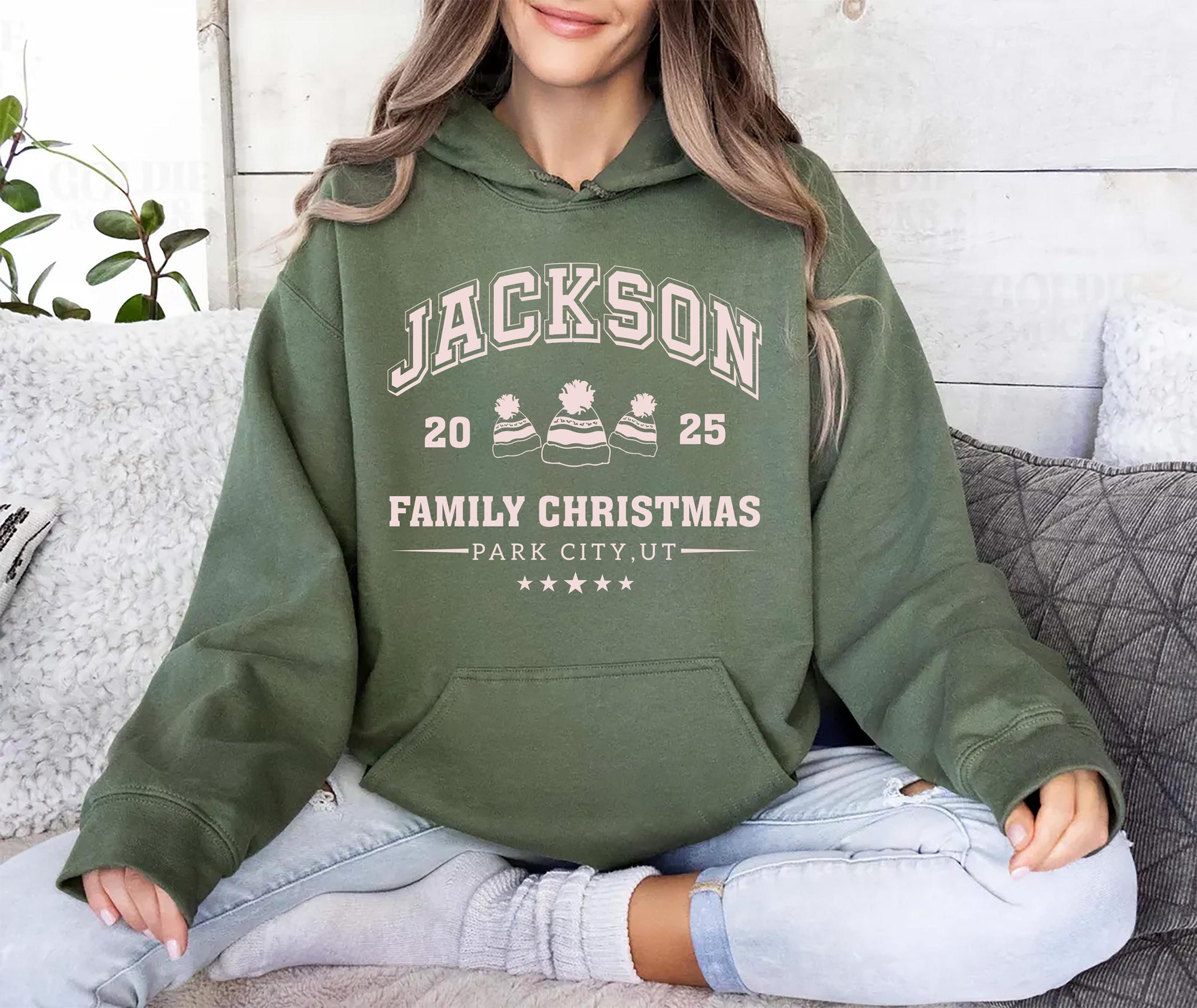 Custom Family Christmas Hoodie, Matching Family Christmas Shirt, Personalized Name Christmas Tee, Vintage Santa Varsity Unisex Shirt