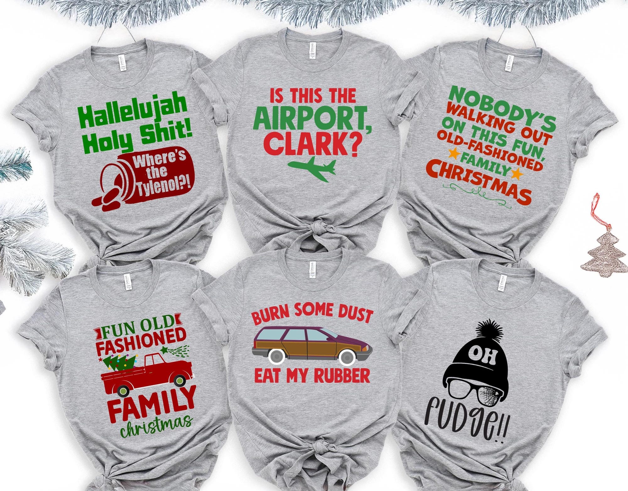 Christmas Vacation Family Matching Shirt: Holiday Movie Tee