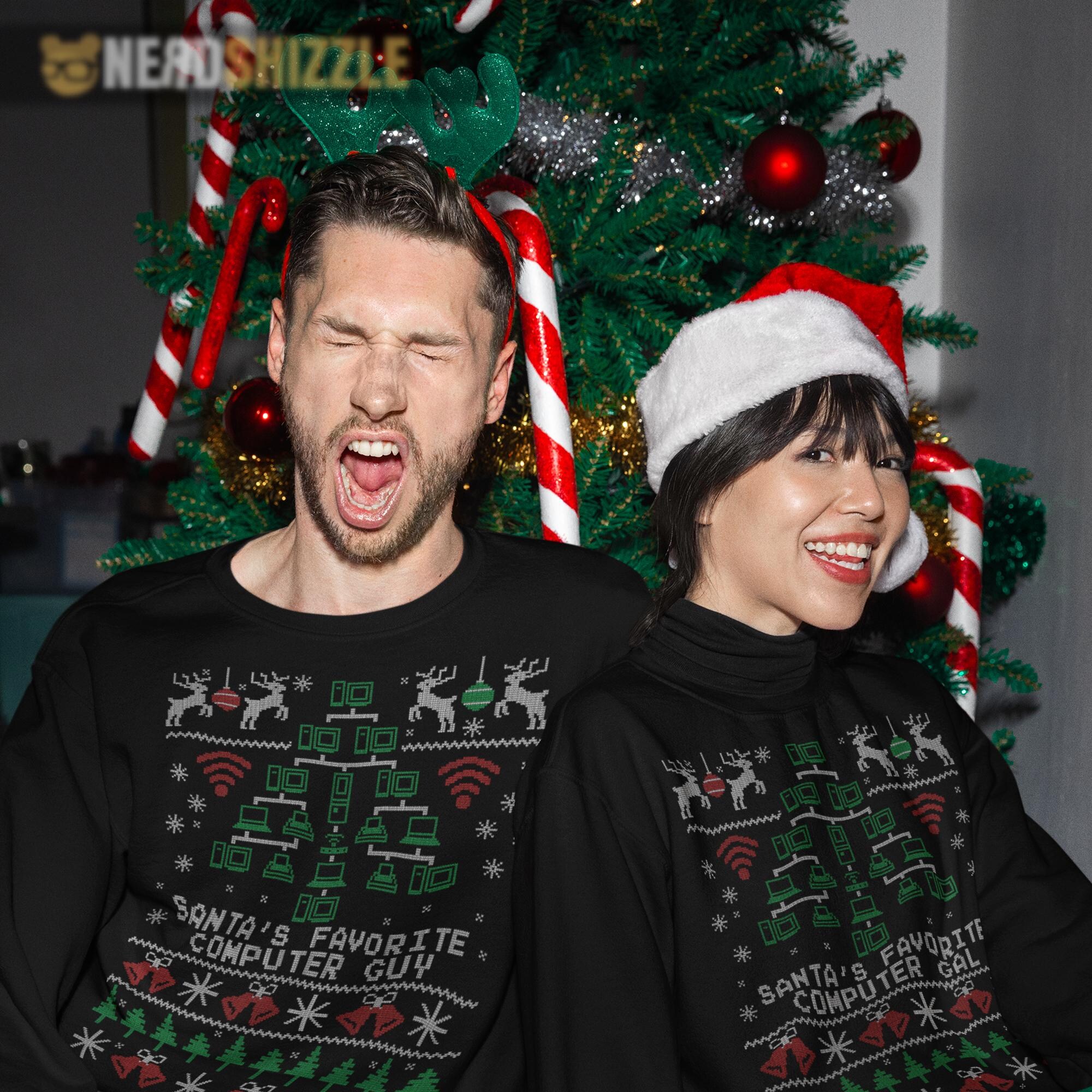 il_2000xN.7195049744_3b5y-1.jpg Tech Support Ugly Christmas Sweatshirt: IT Humor, Computer Nerd Gift