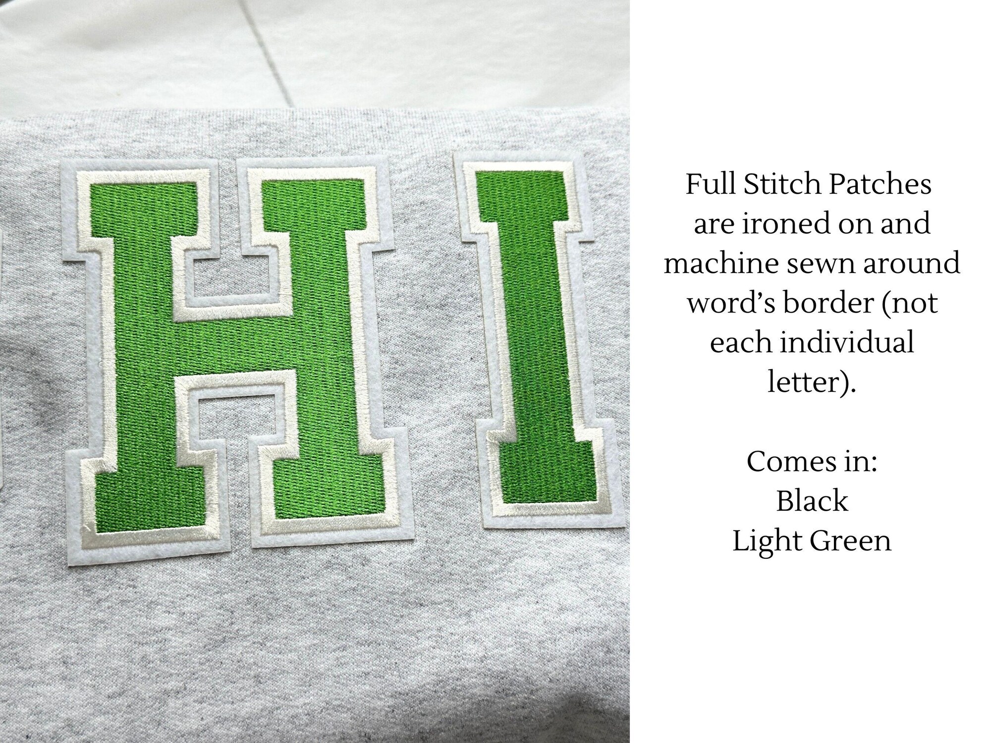 il_2000xN.7201115486_bvfx-1.jpg SHIZ University Sweatshirt Wicked Movie College Crewneck Gray with Pink and Navy Blue Patch Unisex Christmas Gift Broadway Fan Movie Premier