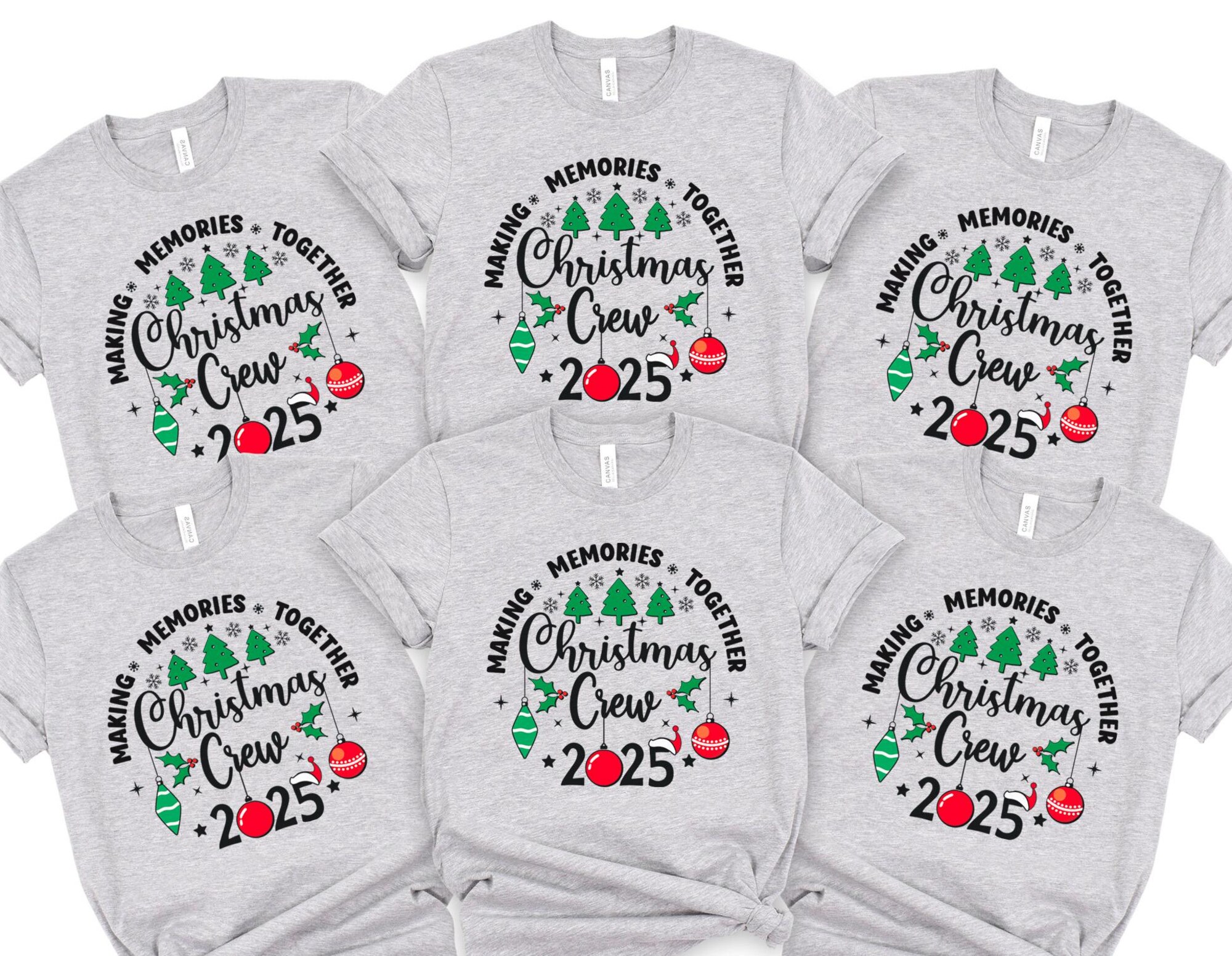 Family Matching Christmas Tshirt, Christmas Crew 2025 Shirt, Family Christmas 2025 Shirt, Christmas crew matching shirts, 400116