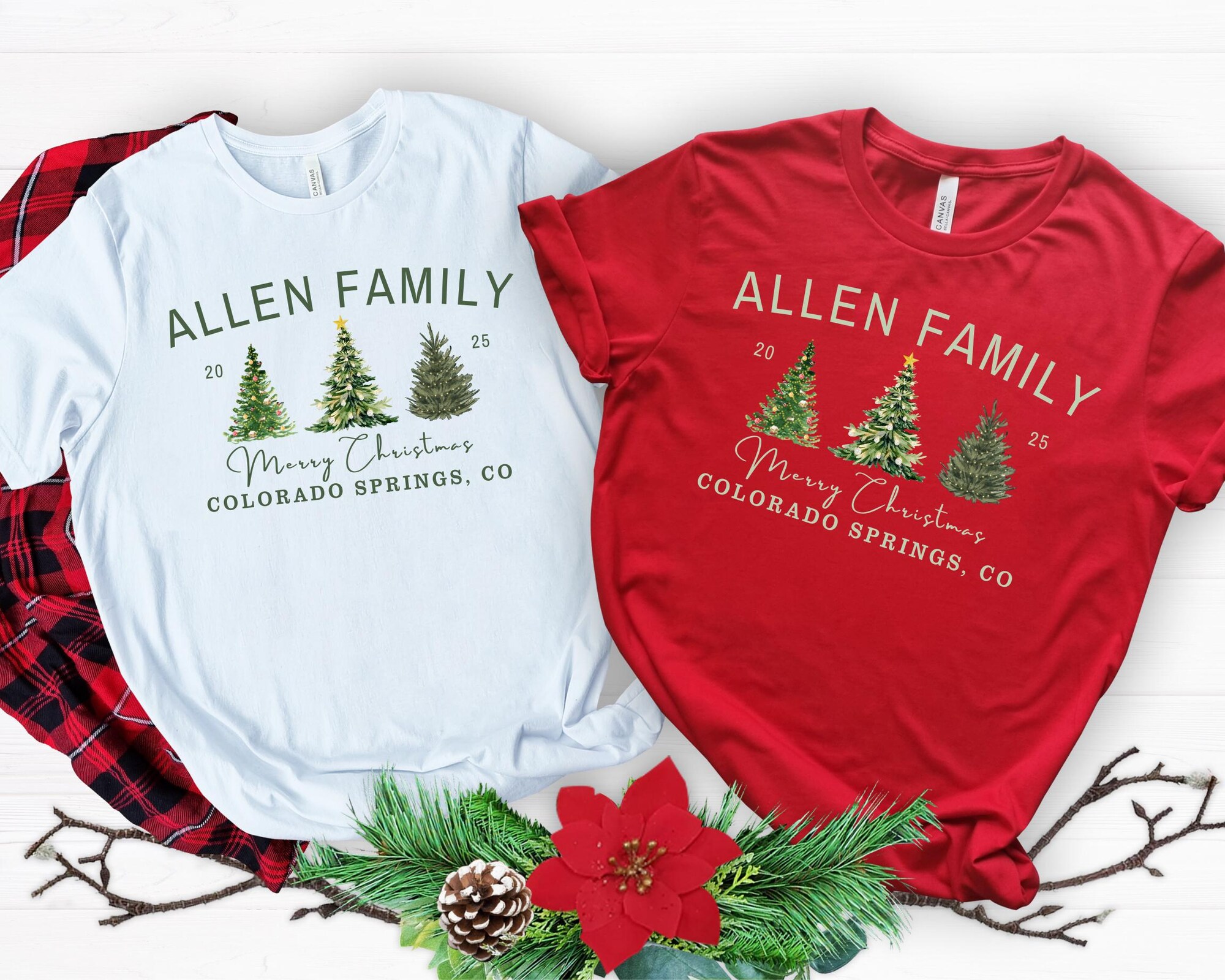 il_2000xN.7203369295_q8hs.jpg Matching Family Christmas Shirts, Family Christmas Shirt, Matching Xmas Tees, Custom Name Christmas Tee, Matching Noel Family Gift, Xmas Tee