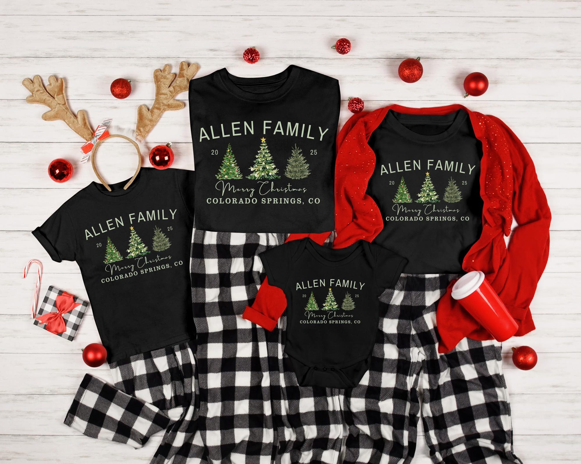 il_2000xN.7203369315_oy4g.jpg Matching Family Christmas Shirts, Family Christmas Shirt, Matching Xmas Tees, Custom Name Christmas Tee, Matching Noel Family Gift, Xmas Tee