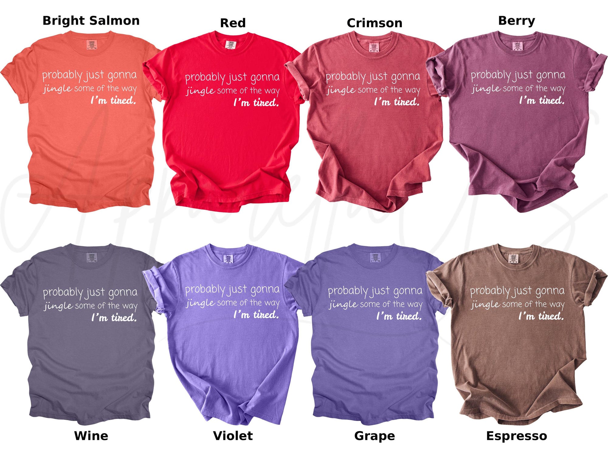 il_2000xN.7206888494_51p7-1.jpg Comfort Colors® Probably Just Gonna Jingle Some of the Way Shirt, Funny Christmas Sweatshirt, Holiday Saying Shirt, Cute Christmas Gift