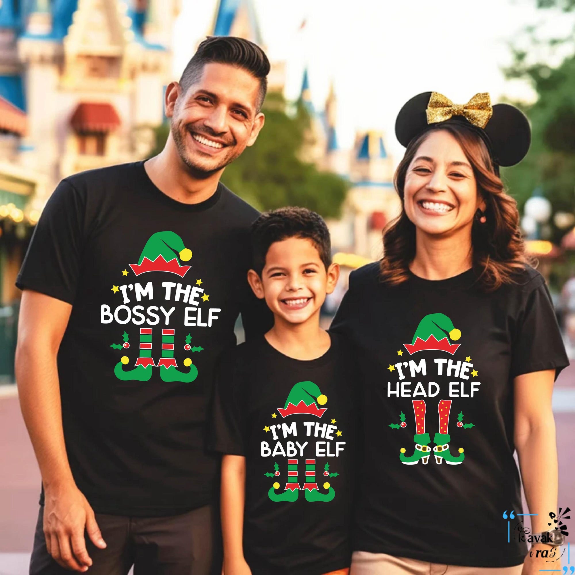 il_2000xN.7207209825_llau.jpg Custom Elf Family Christmas Shirt, Matching Family Xmas Shirt, I'm The Sassy Elf Shirts, Family Xmas Elf Squad Tee, I'm The Boss Elf Shirt