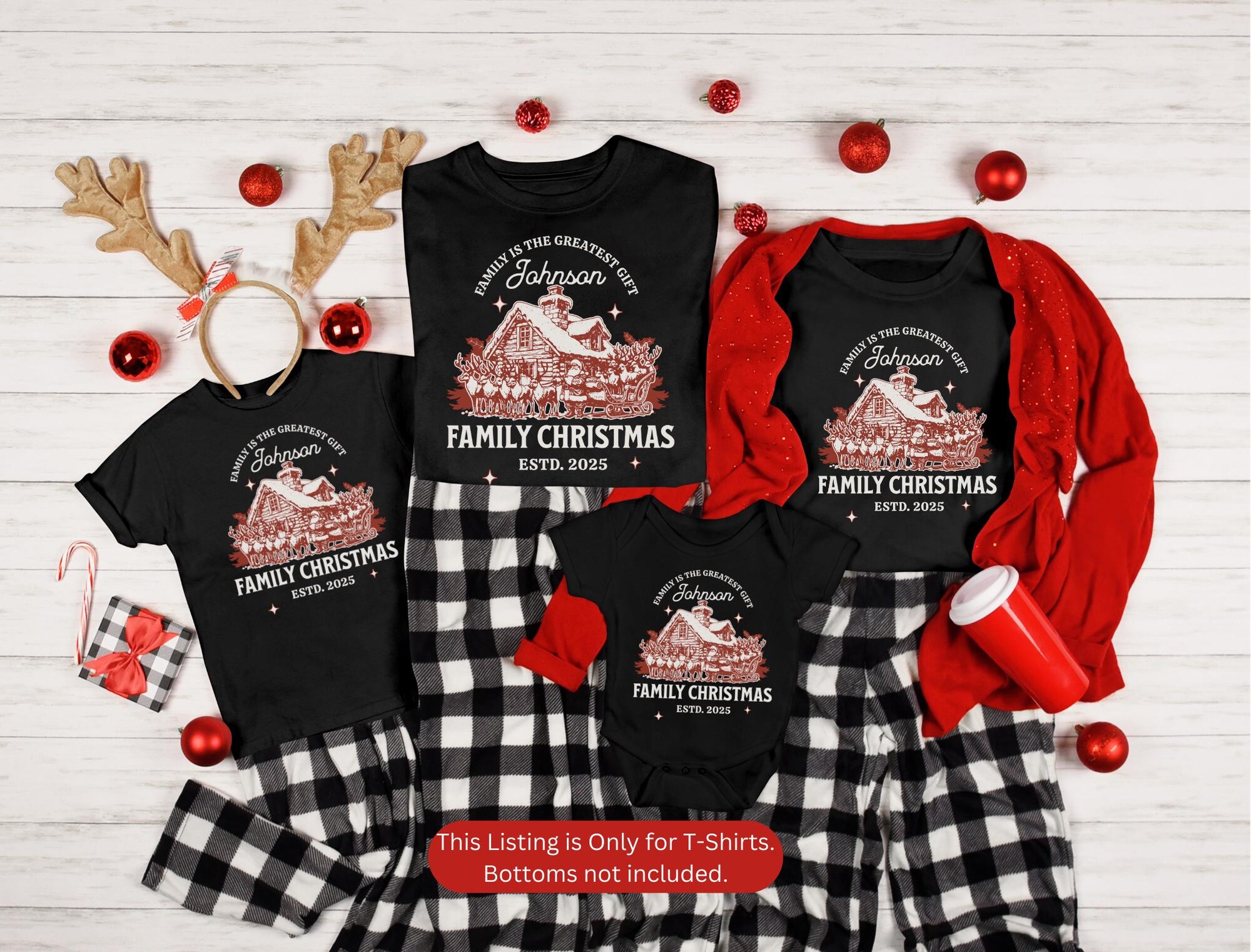 il_2000xN.7208100732_69ax-1.jpg Custom Family Christmas Shirts, Personalized Christmas T-shirts, Hot Cocoa Family Christmas T-Shirts, Christmas Family T-Shirt, Matching Tee