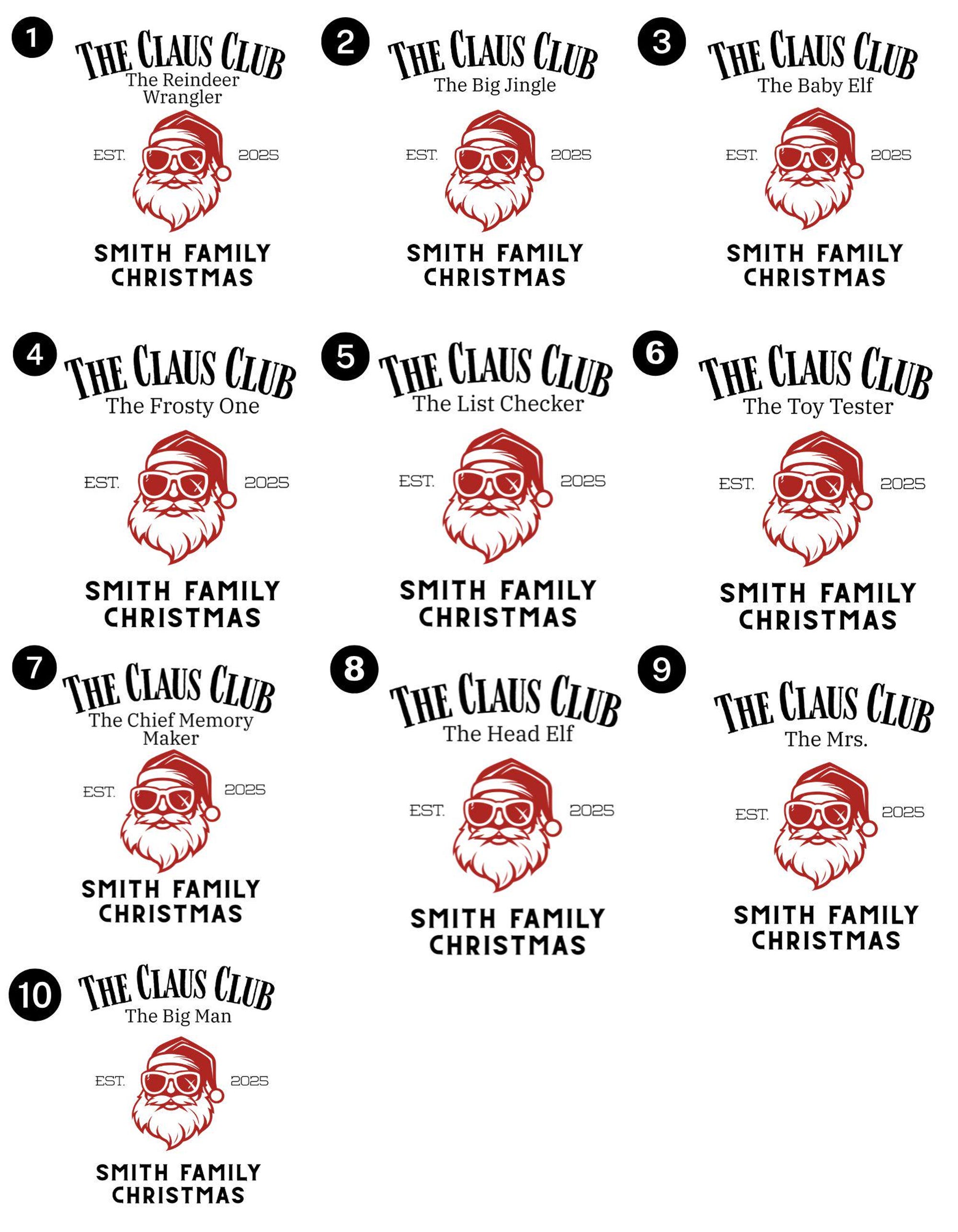 il_2000xN.7212393029_autj.jpg Comfort Colors Custom Christmas Family tshirts, Personalized Family Christmas Shirt, Matching Christmas Shirts, Holiday Family Shirts, Santa