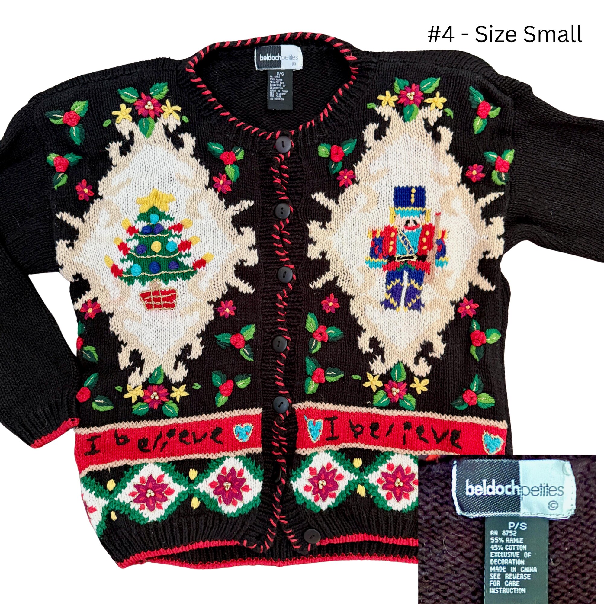 il_2000xN.7212441791_5iwy-1.jpg Vintage Ugly Christmas Sweater: Festive Holiday Cardigan or Vest - You Choose