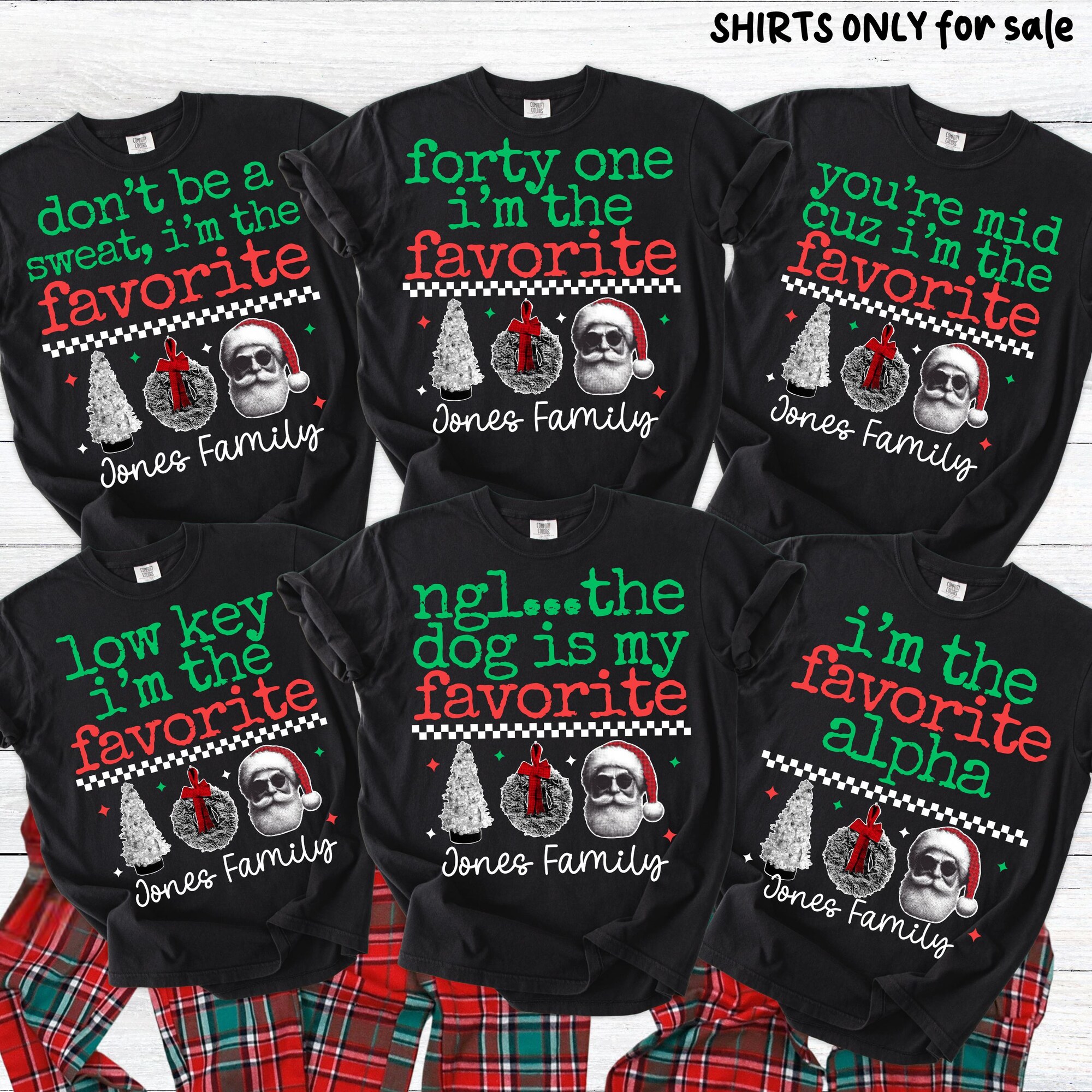 il_2000xN.7216611678_2agm.jpg Family Christmas Shirts Funny Christmas Family Matching Shirts Kids Christmas Outfits Teen Gen Alpha Slang Christmas Bruh Skibidi Sigma 67