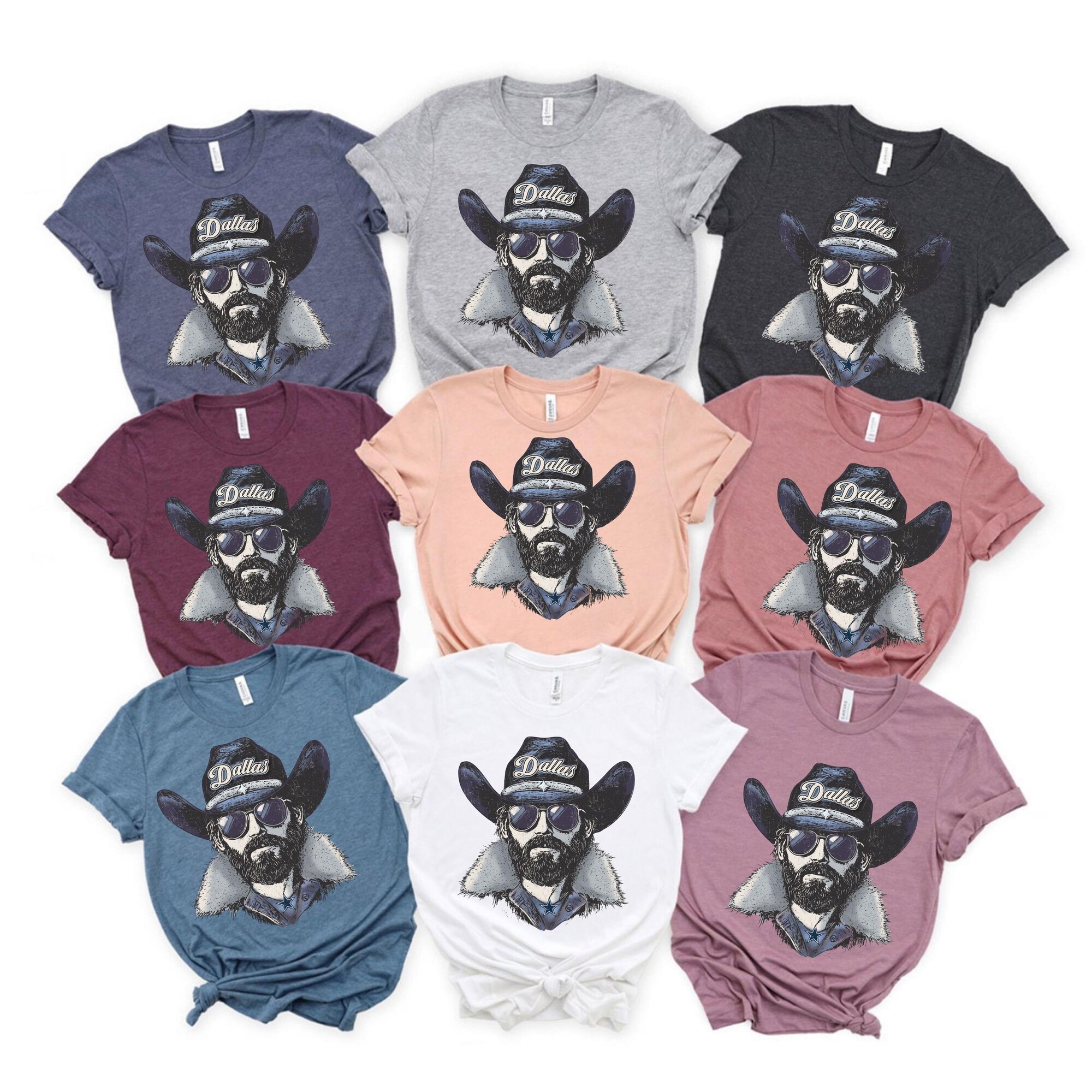 il_2000xN.7218079690_dgbl.jpg Dallas Cowboys Mascot Sweatshirt, Vintage Western Football Crewneck, Retro Game Day Pullover, Sports Fan Gift, Unisex Graphic Top